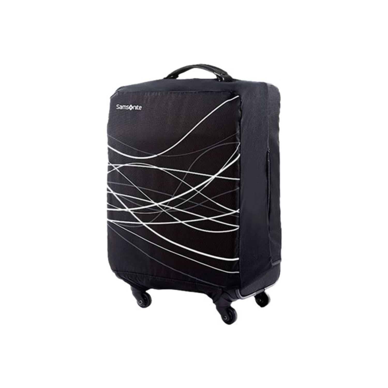 Samsonite Foldable Luggage Cover, 7 7/8inH x 7 1/8inW x 1 9/16inD, Black - Image 4