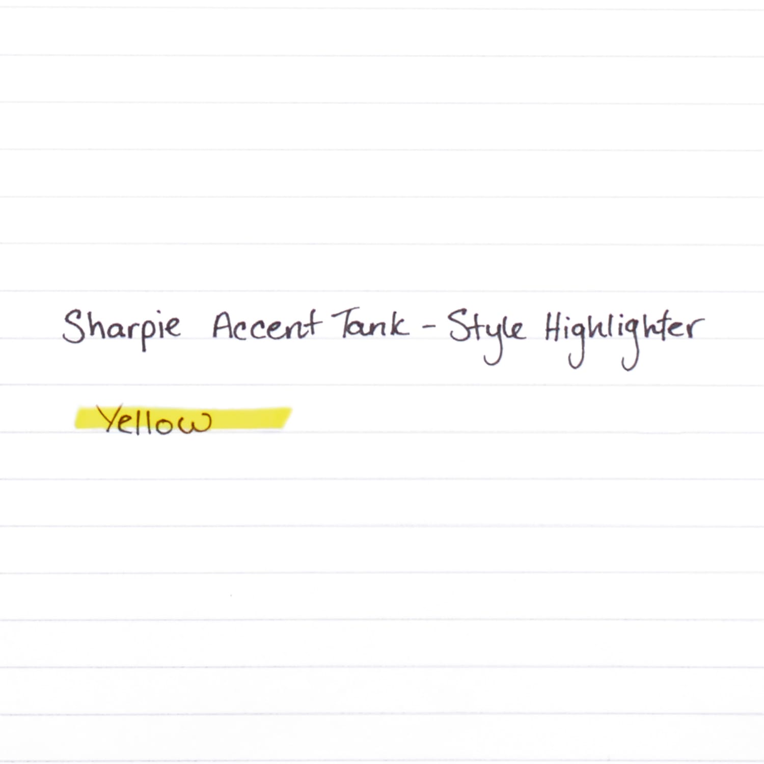 Sharpie Tank Style Highlighters, Chisel Tip, Yellow, Box of 12 - Image 5