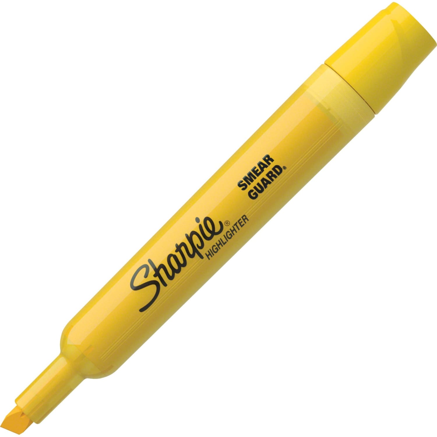 Sharpie Tank Style Highlighters, Chisel Tip, Yellow, Box of 12 - Image 6