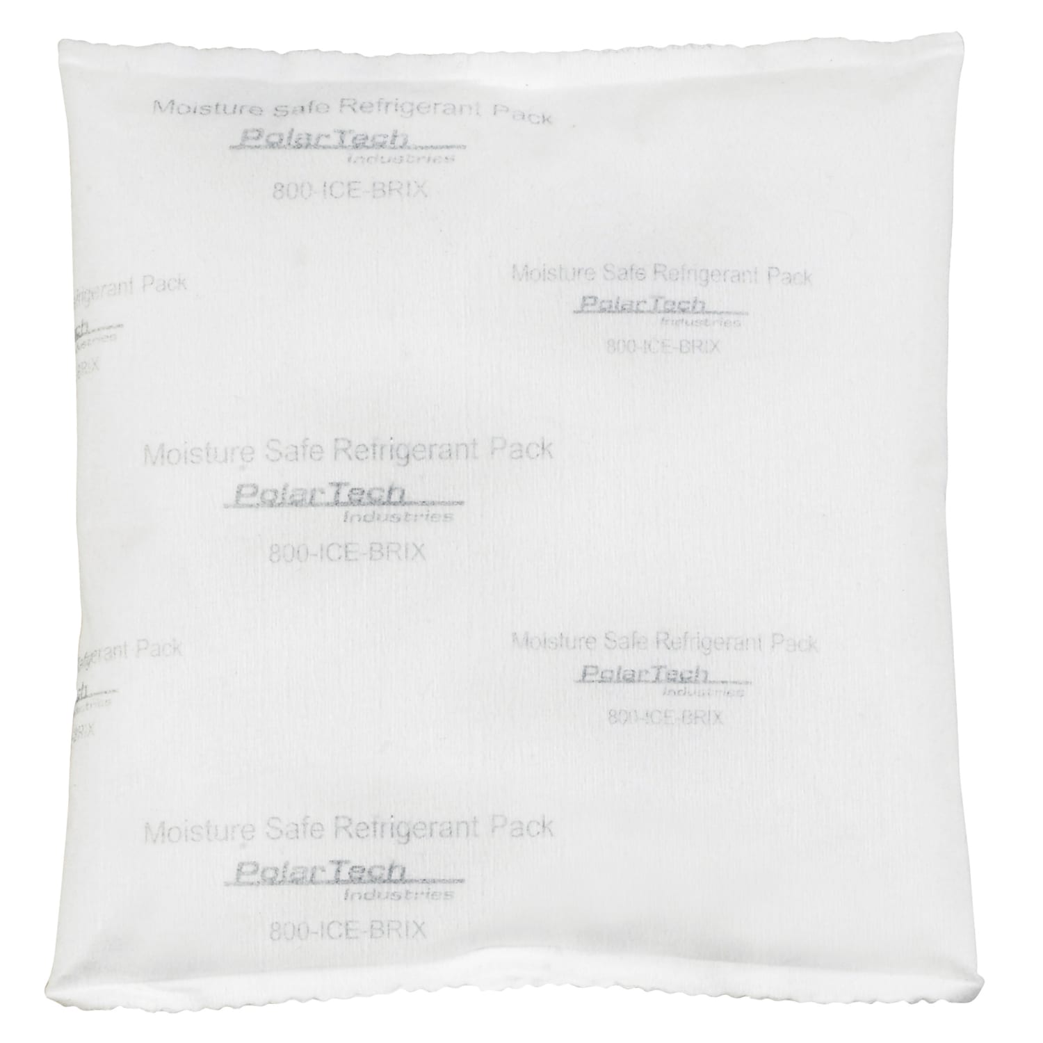 Tech Pack Moisture Safe Film Pouches, 6 1/4inH x 6inW x 1inD, White, Case Of 36