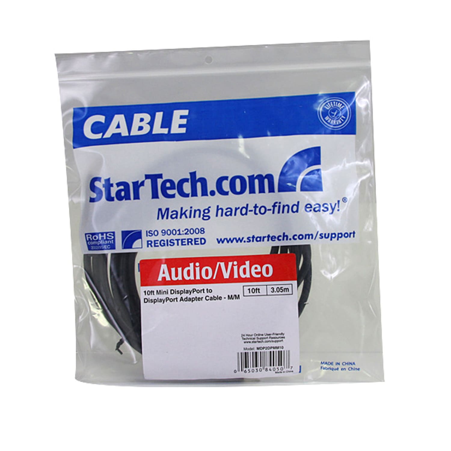 StarTech.com Mini DisplayPort To DisplayPort 1.2 Adapter Cable, 10ft - Image 5