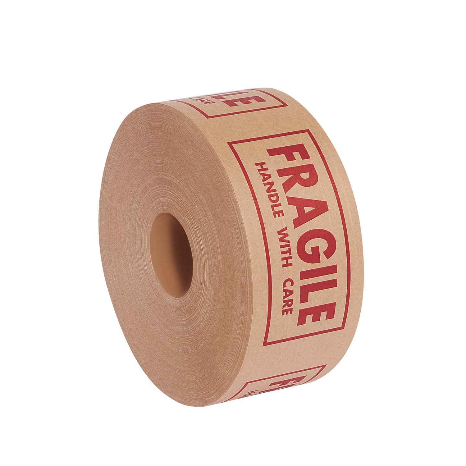 Tape Logic Preprinted Reinforced Water-Activated Tape, Fragile, 3in Core, 3in x 150 Yd., Kraft, Case Of 10 - Image 3