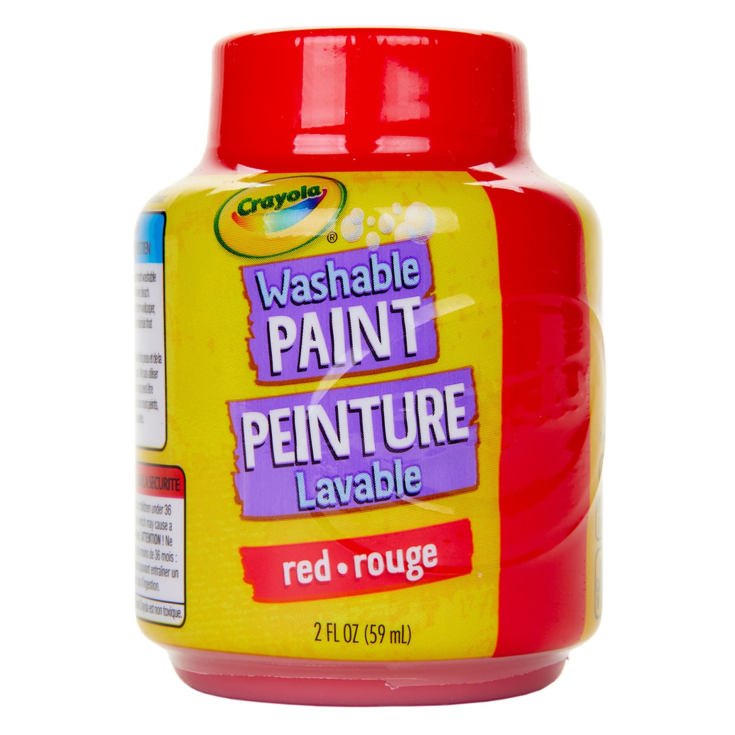 Crayola Washable Paint, 2 Oz, Red, Pack Of 12 Pots - Image 3
