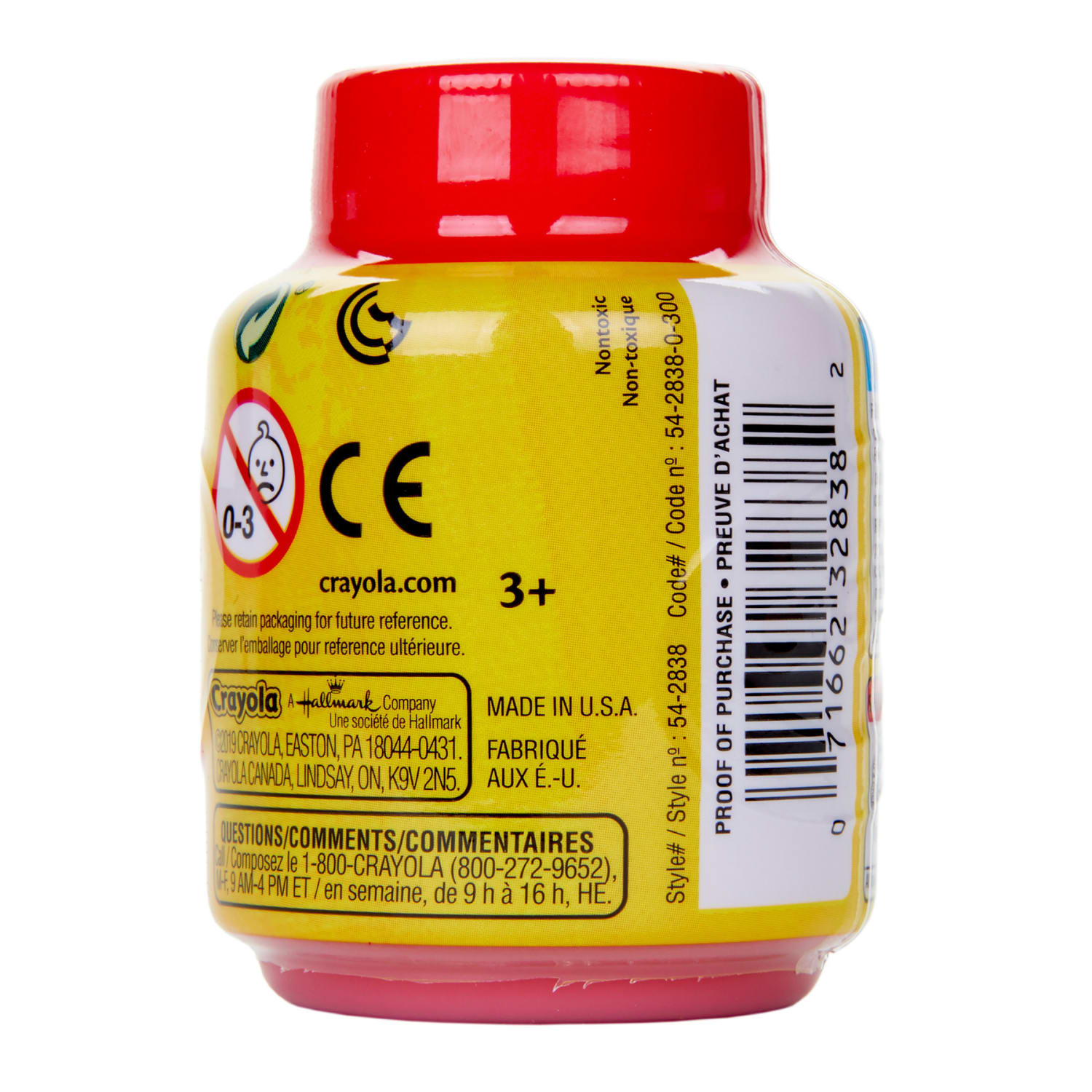 Crayola Washable Paint, 2 Oz, Red, Pack Of 12 Pots - Image 4