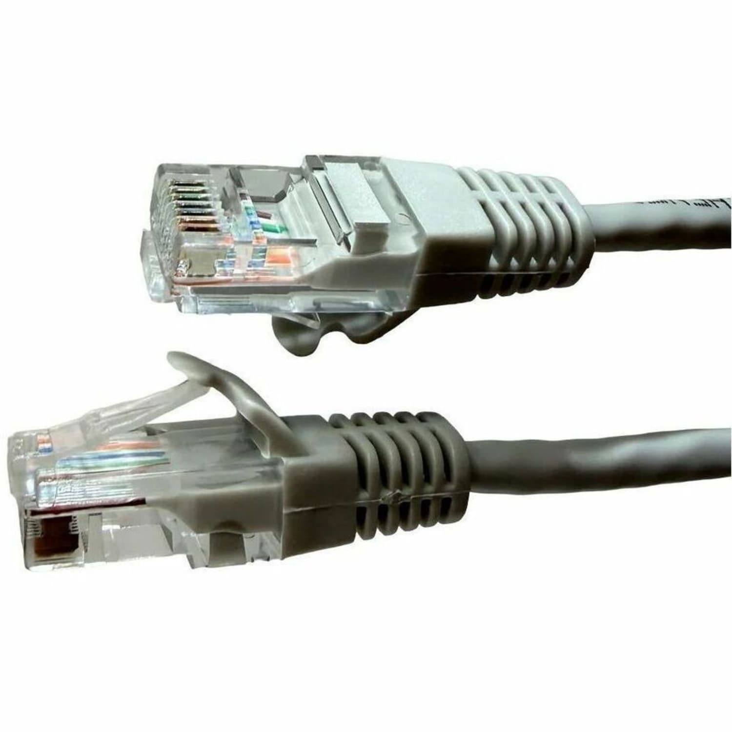 4XEM 25FT Cat5e Molded RJ45 UTP Network Patch Cable (Gray) - 25 ft Category 5e Network Cable  - 4XC5EPATCH25GR