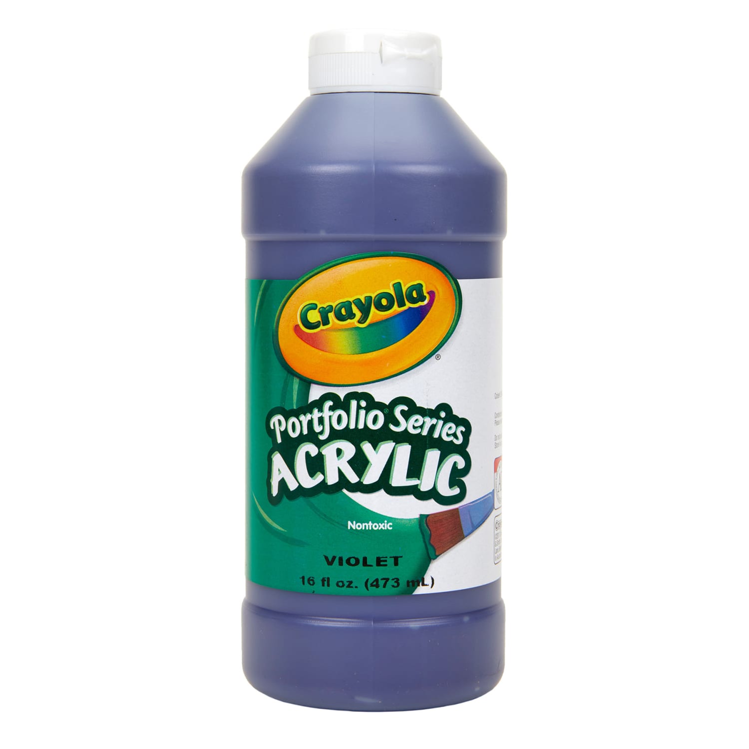 Crayola Portfolio Series Acrylic Paint, 16 oz., Violet, Pack Of 2 - Image 3