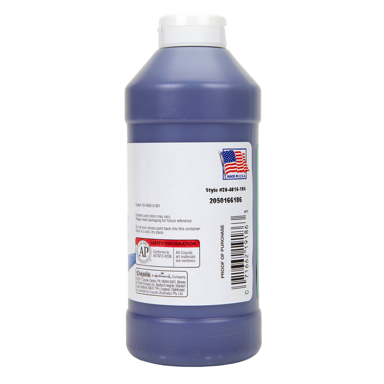 Crayola Portfolio Series Acrylic Paint, 16 oz., Violet, Pack Of 2 - Image 4