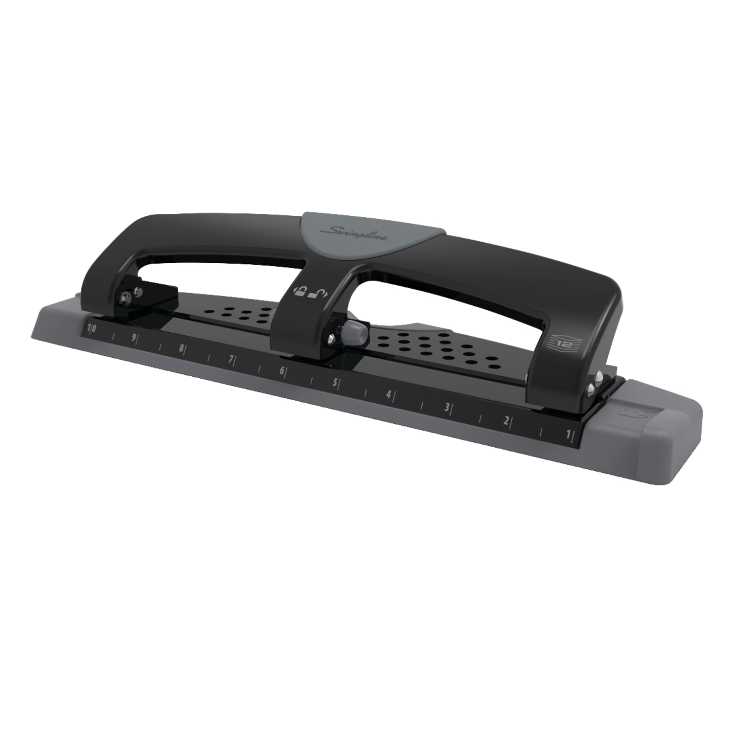 Swingline SmartTouch 3-Hole Low-Force Punch, 12-Sheet Capacity - Image 4