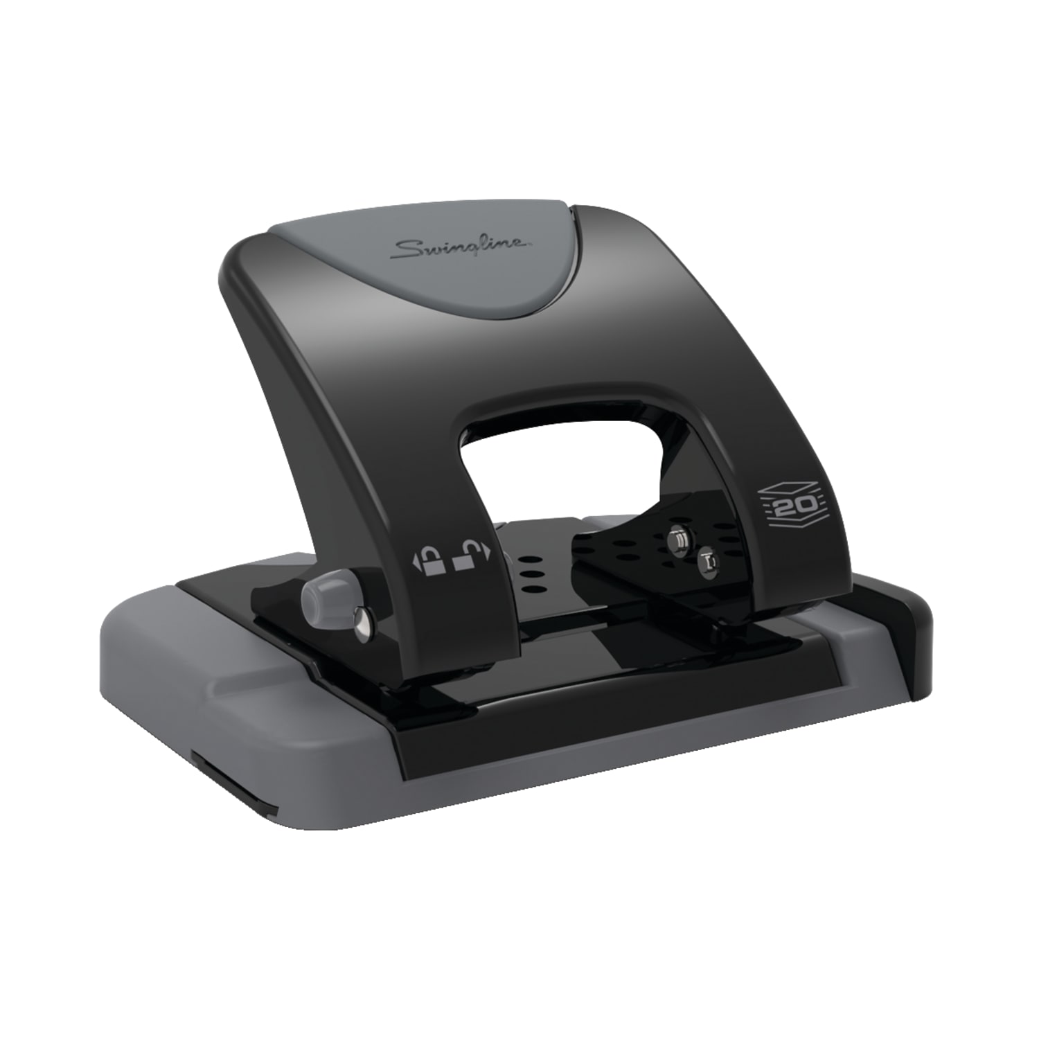 Swingline SmartTouch 2-Hole Low-Force Punch, 20-Sheet Capacity - Image 3