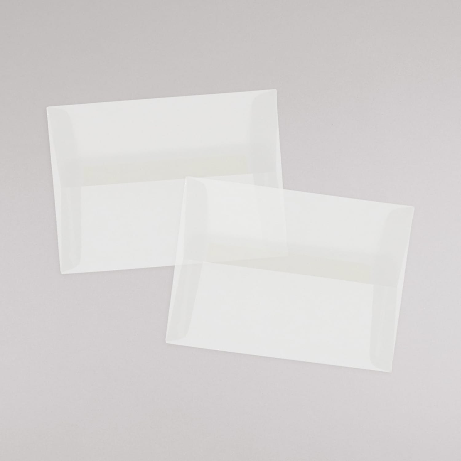 JAM Paper Booklet Invitation Envelopes, A6, Gummed Seal, Clear Translucent, Pack Of 25 - Image 5