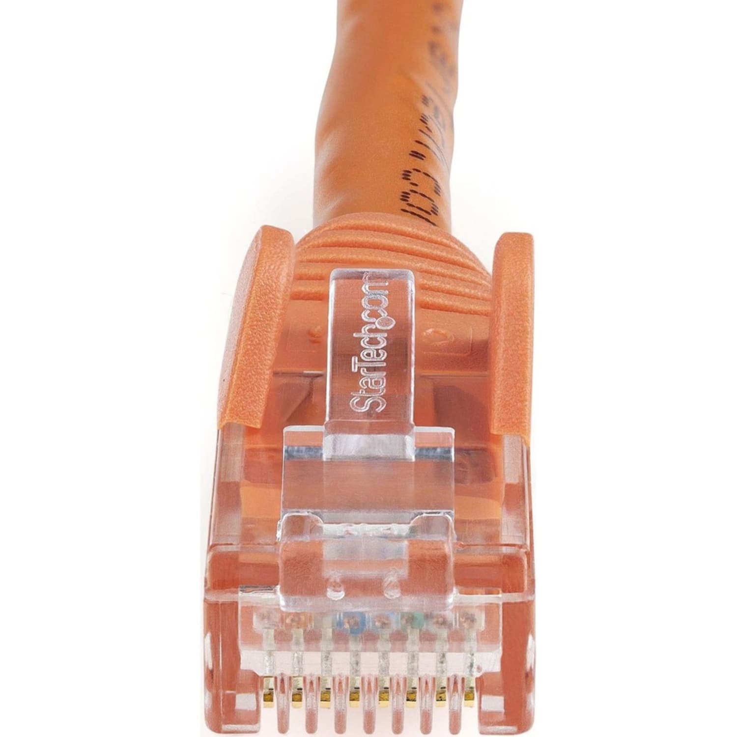 StarTech.com 25ft CAT6 Ethernet Cable - Orange Snagless Gigabit - 100W PoE UTP 650MHz Category 6 Patch Cord UL Certified Wiring/TIA - N6PATCH25OR - Image 6