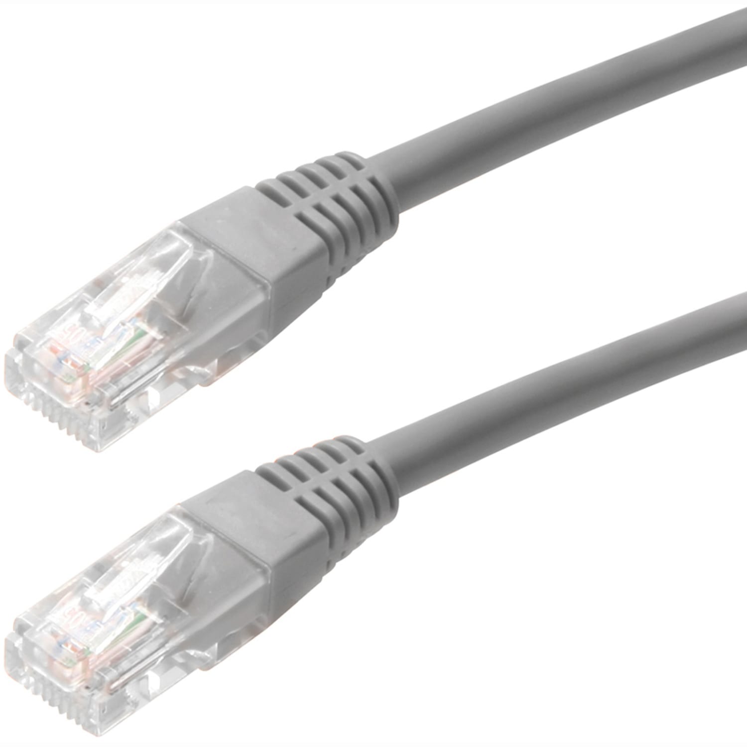 4XEM 75FT Cat5e Molded RJ45 UTP Network Patch Cable (Gray) - 75 ft Category 5e Network Cable  - 4XC5EPATCH75GR