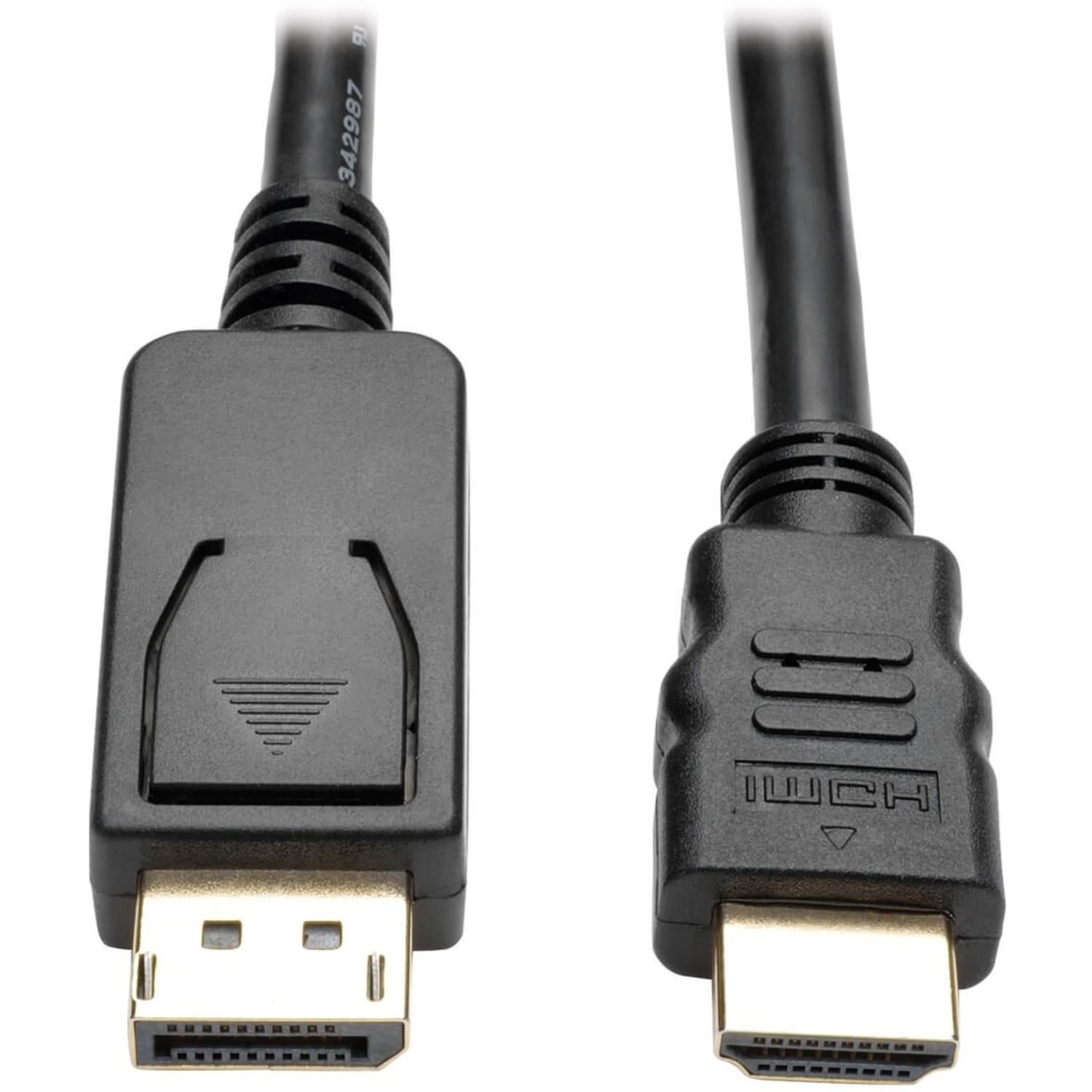 Eaton Tripp Lite Series DisplayPort 1.2 to HDMI Adapter Cable (DP with Latches to HDMI M/M), 4K, 6 ft. (1.8 m) - DisplayPort/HDMI  - P582006V2