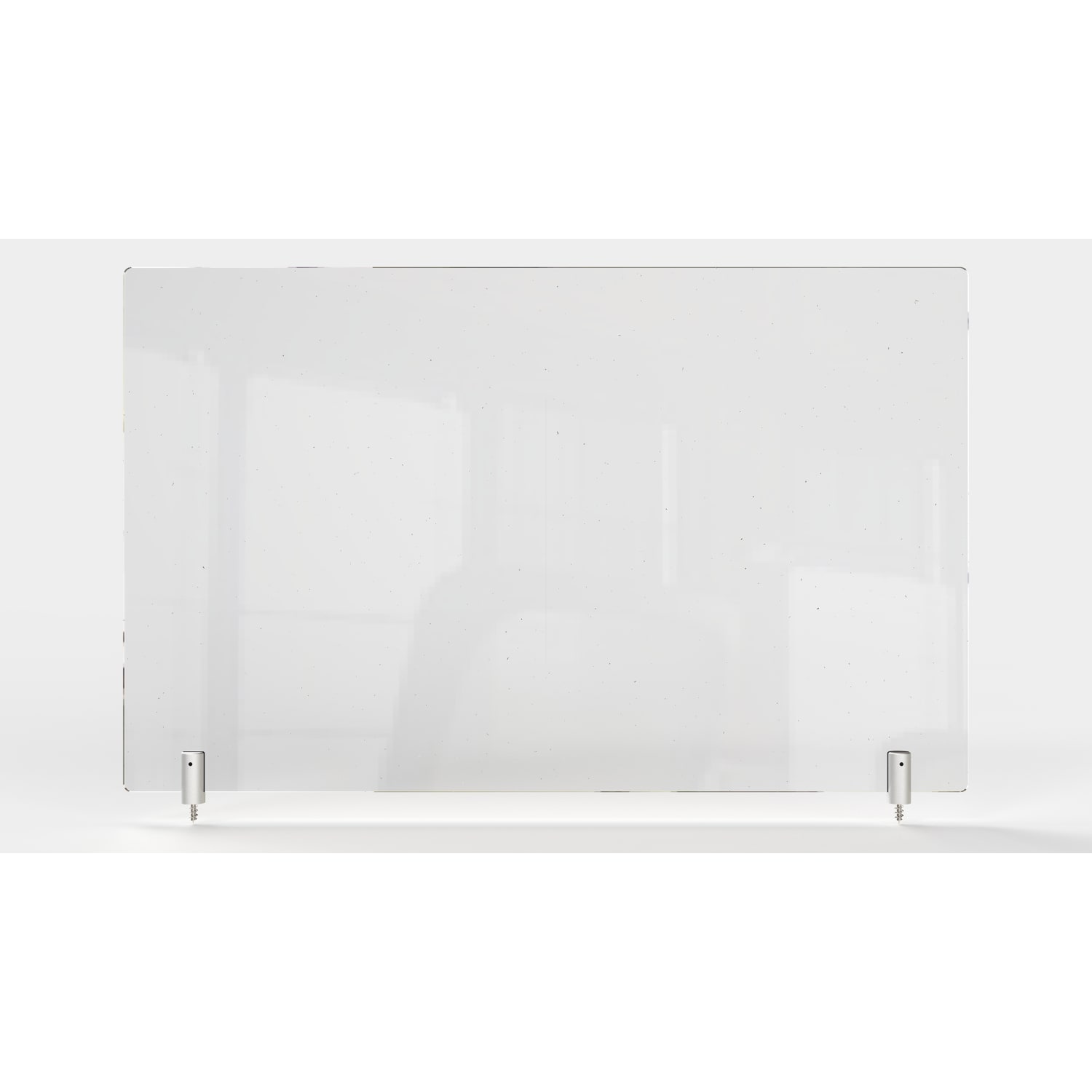 Ghent Partition Extender, With Screws, 18inH x 24inW x 13/16inD, Clear - Image 4