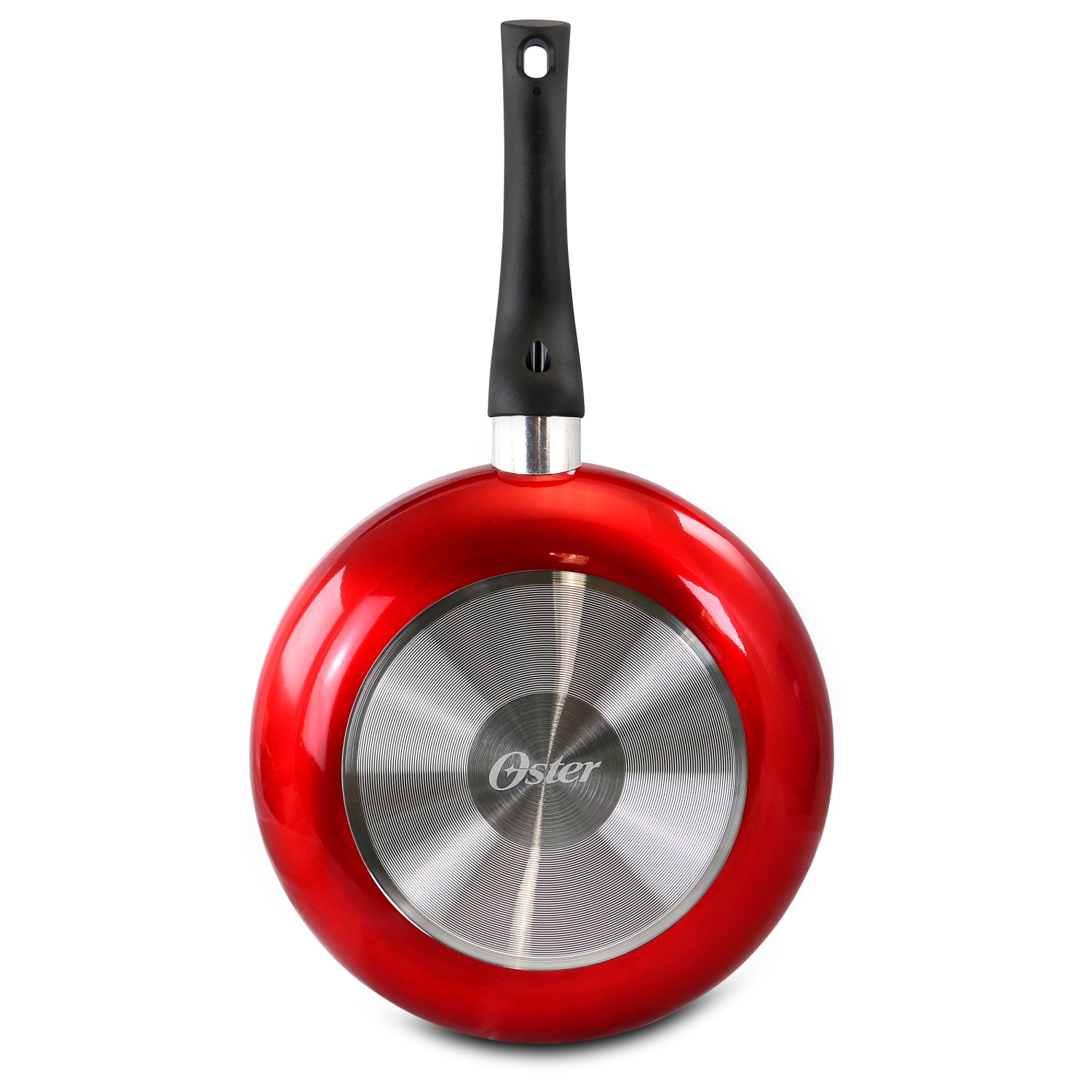 Oster Merrion Aluminum Frying Pan, 9-1/2in, Red - Image 5