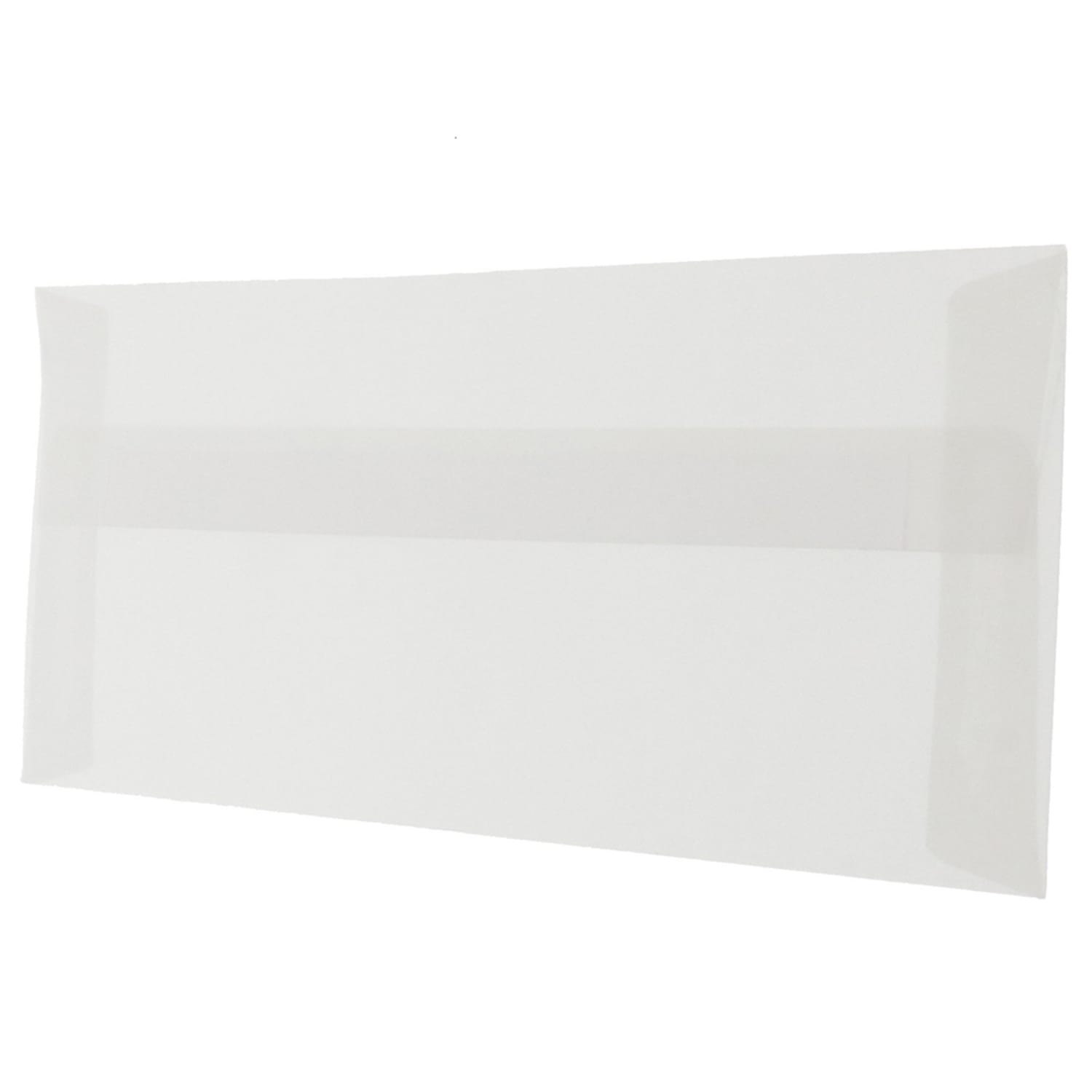 JAM PAPER #10 Business Translucent Vellum Envelopes, 4 1/8in x 9 1/2in, Clear, 25/Pack - Image 3