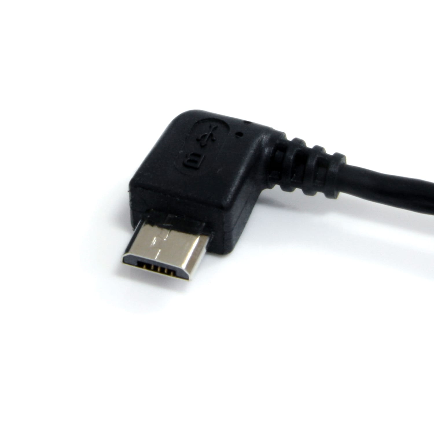 StarTech.com 3 ft Micro USB Cable - A to Left Angle Micro B - Charge or sync your Micro-B USB devices with the cable out of the way - Image 3
