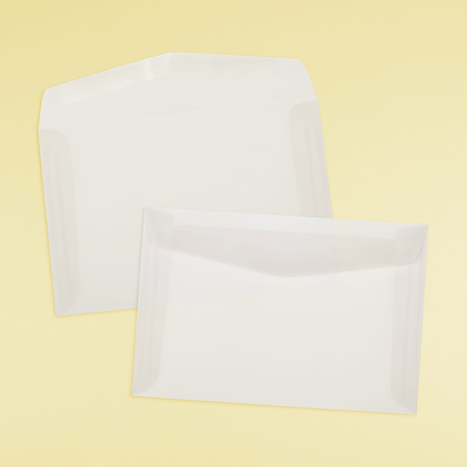 JAM Paper Booklet Envelopes, 6in x 9in, Gummed Seal, Clear, Pack Of 25 - Image 5
