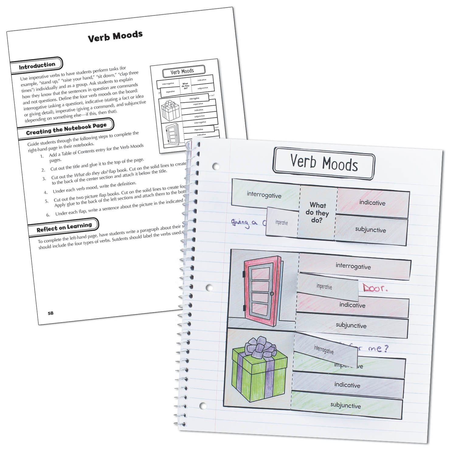 Carson-Dellosa Interactive Language Arts Notebook, Grade 8 - Image 3