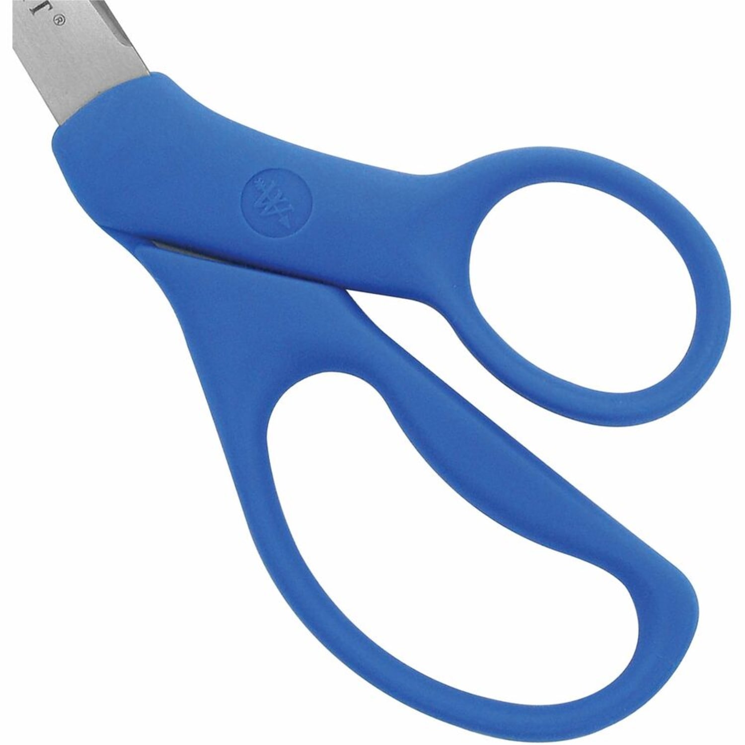Westcott All Purpose Preferred Stainless Steel Scissors, 8in, Bent, Blue - Image 4