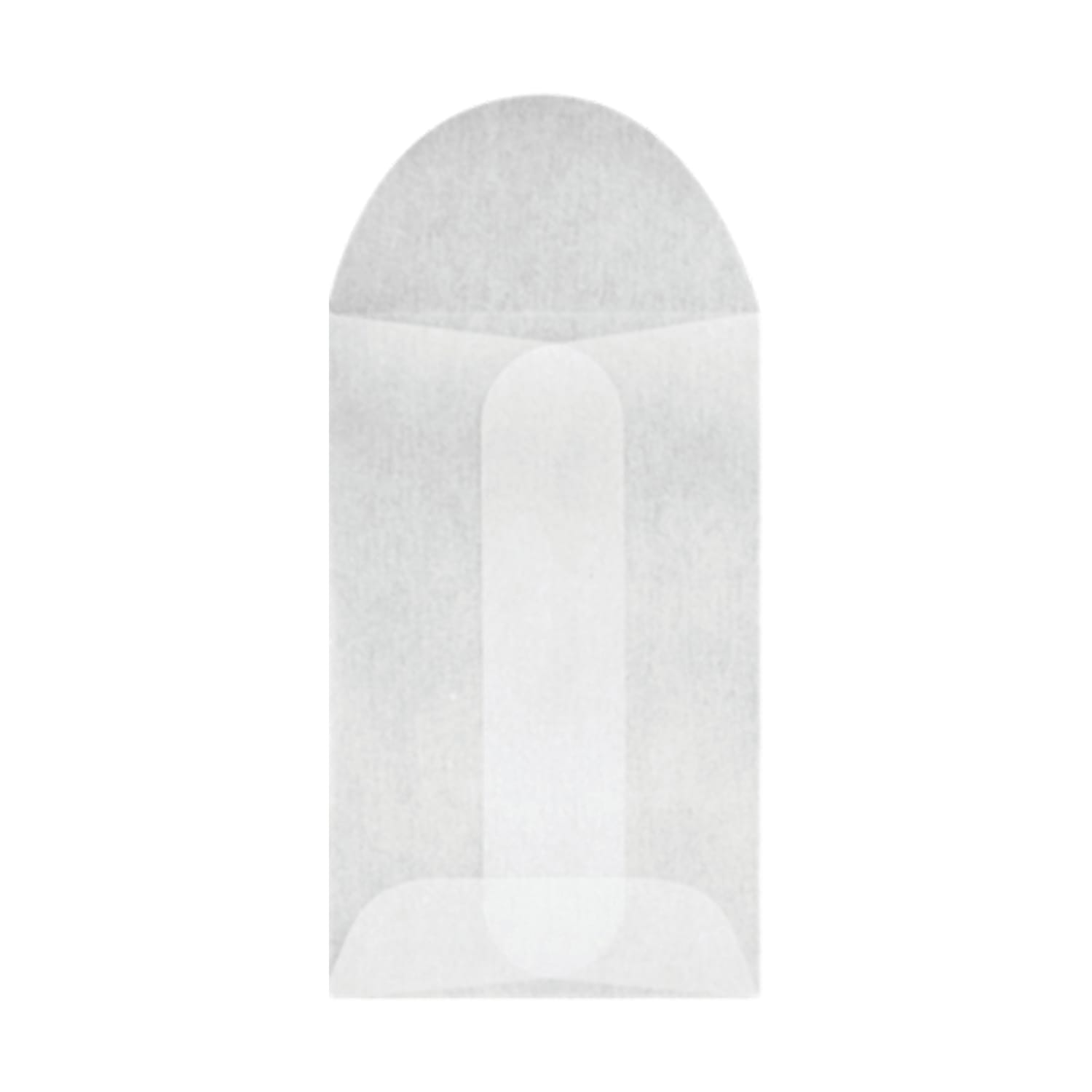 LUX Open-End Envelopes, 1 3/4in x 2 3/4in, Flap Closure, Glassine, Pack Of 10