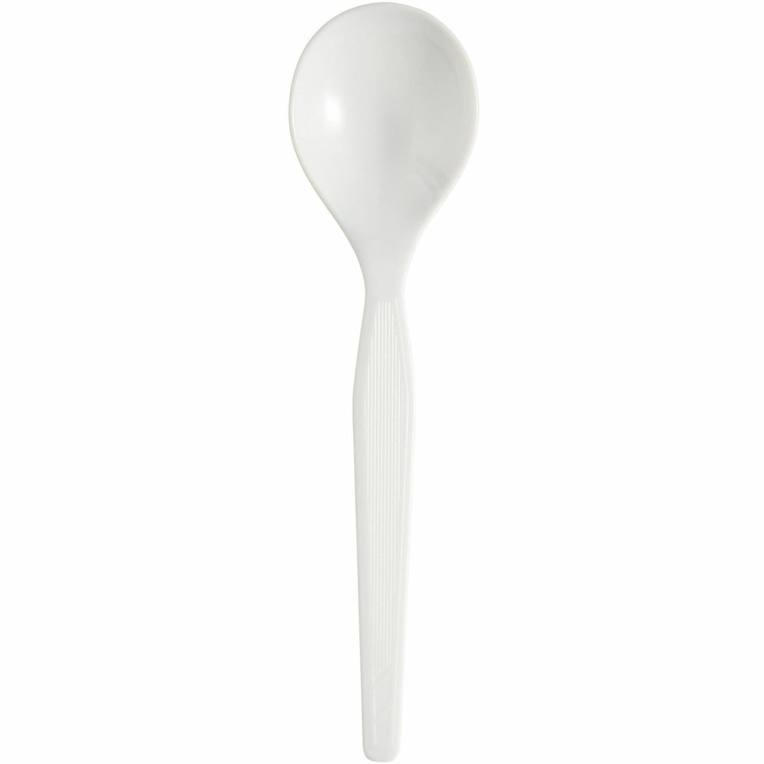 Dixie Heavyweight Plastic Cutlery - 1 Piece(s) - 1000/Carton - Plastic - White - Image 3