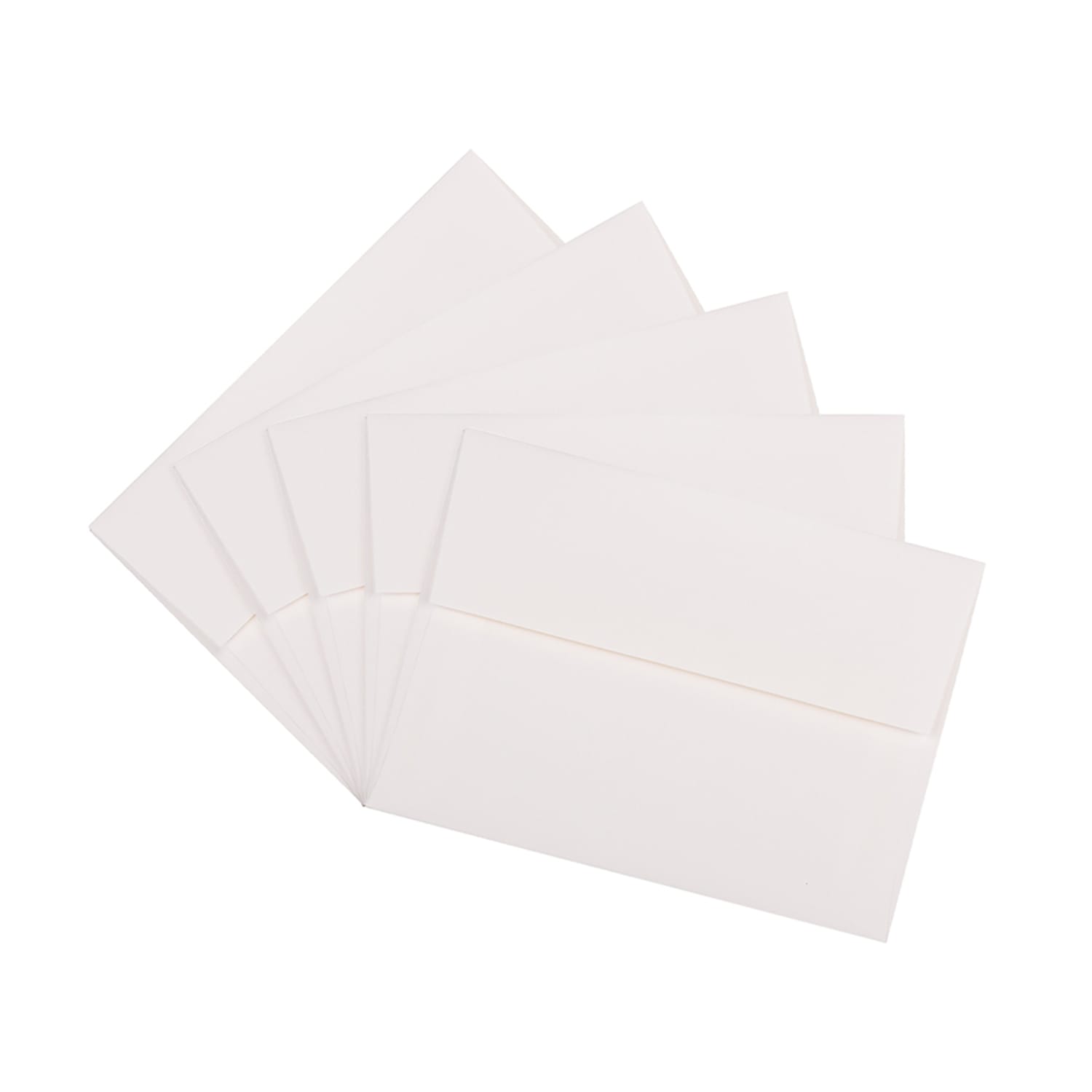 JAM Paper Booklet Invitation Envelopes, A6, Gummed Seal, Strathmore, Bright White Laid, Pack Of 25 - Image 4