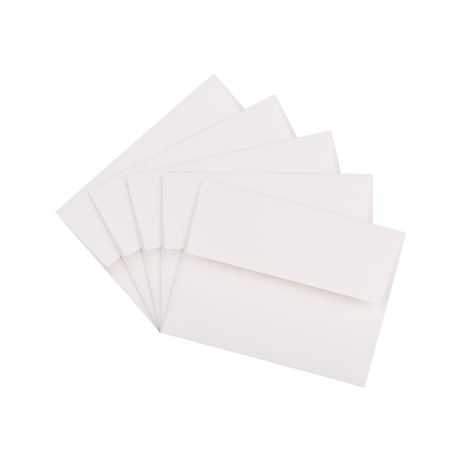 JAM Paper Booklet Invitation Envelopes, A2, Gummed Seal, 30% Recycled, Strathmore Bright White, Pack Of 25 - Image 4