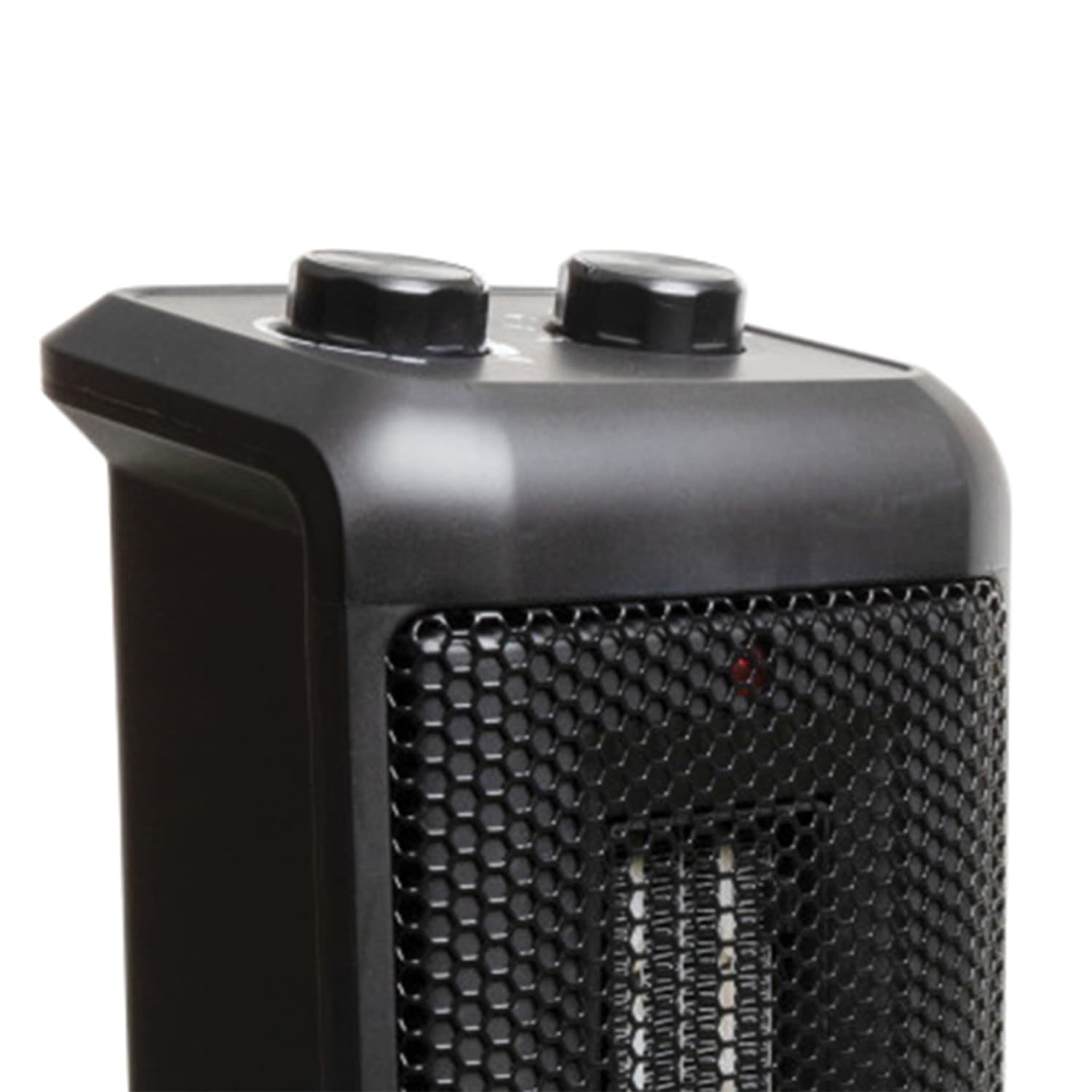 Comfort Glow 1500W Oscillating Ceramic Fan Tower Heater With Thermostat, 5-9/16in x 17-3/4in, Black - Image 3