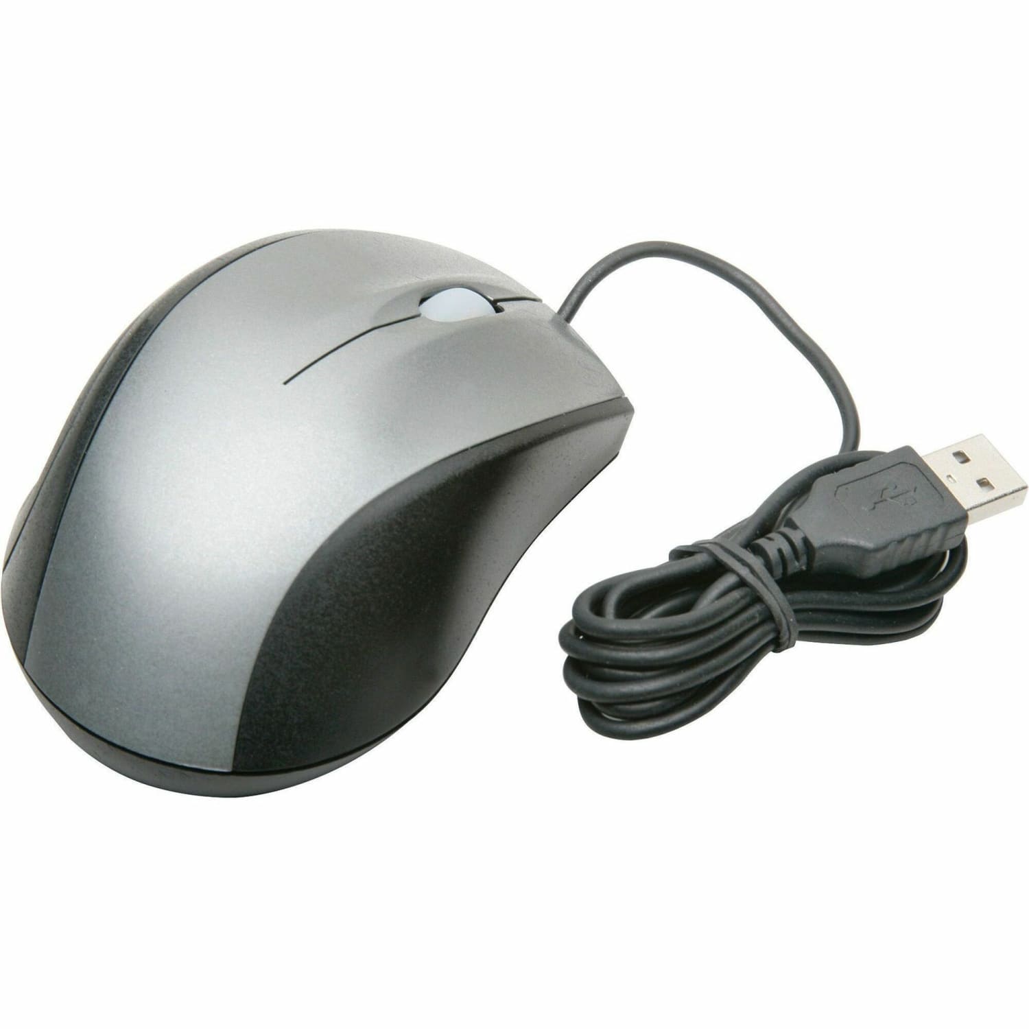 SKILCRAFT Optical Ergonomic Mouse, Black/Silver (AbilityOne 7025-01-618-4138 ) - Image 3