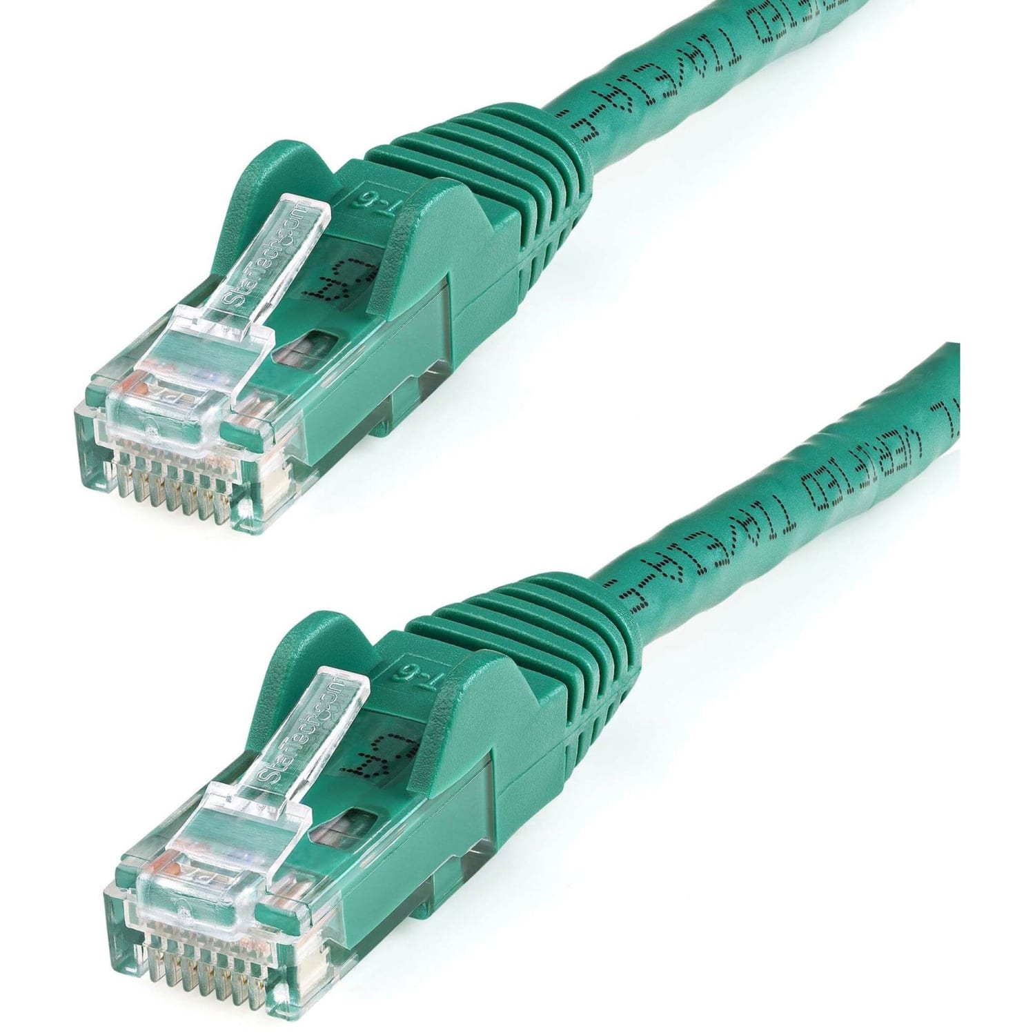 StarTech.com 14ft CAT6 Ethernet Cable - Green Snagless Gigabit CAT 6 Wire - 14ft Green CAT6 up to 160ft - N6PATCH14GN