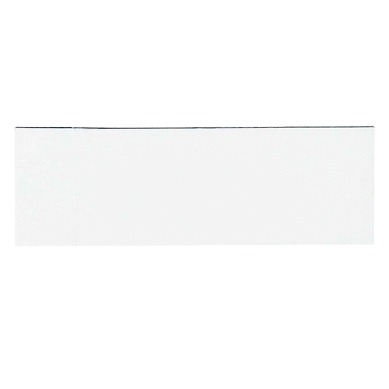 Partners Brand Warehouse Labels, Magnetic Strips, 1in x 3in, White, Case of 25