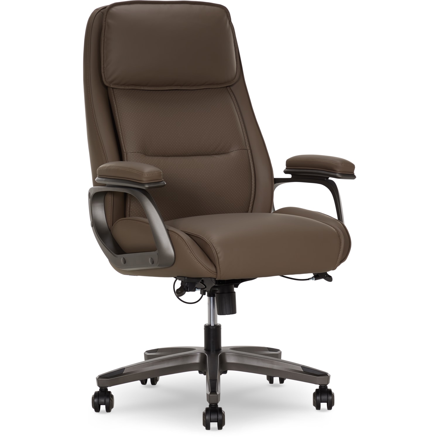 Serta® SmartLayers™ Mosby Ergonomic Vegan Leather High-Back Executive Office Chair, Brown - Image 12