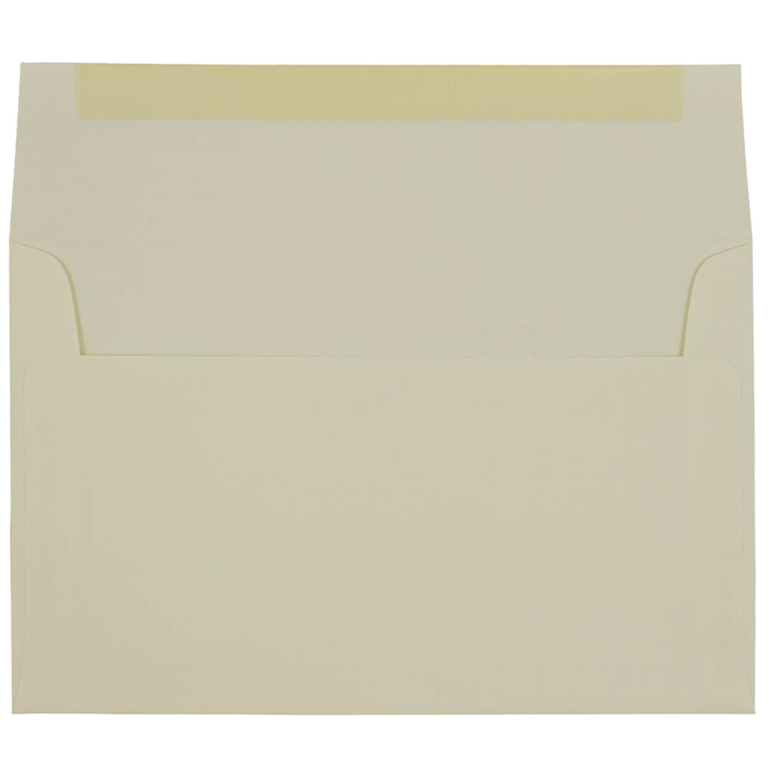 JAM Paper Booklet Invitation Envelopes, A10, Gummed Seal, Strathmore Natural White, Pack Of 25, 23565 - Image 3
