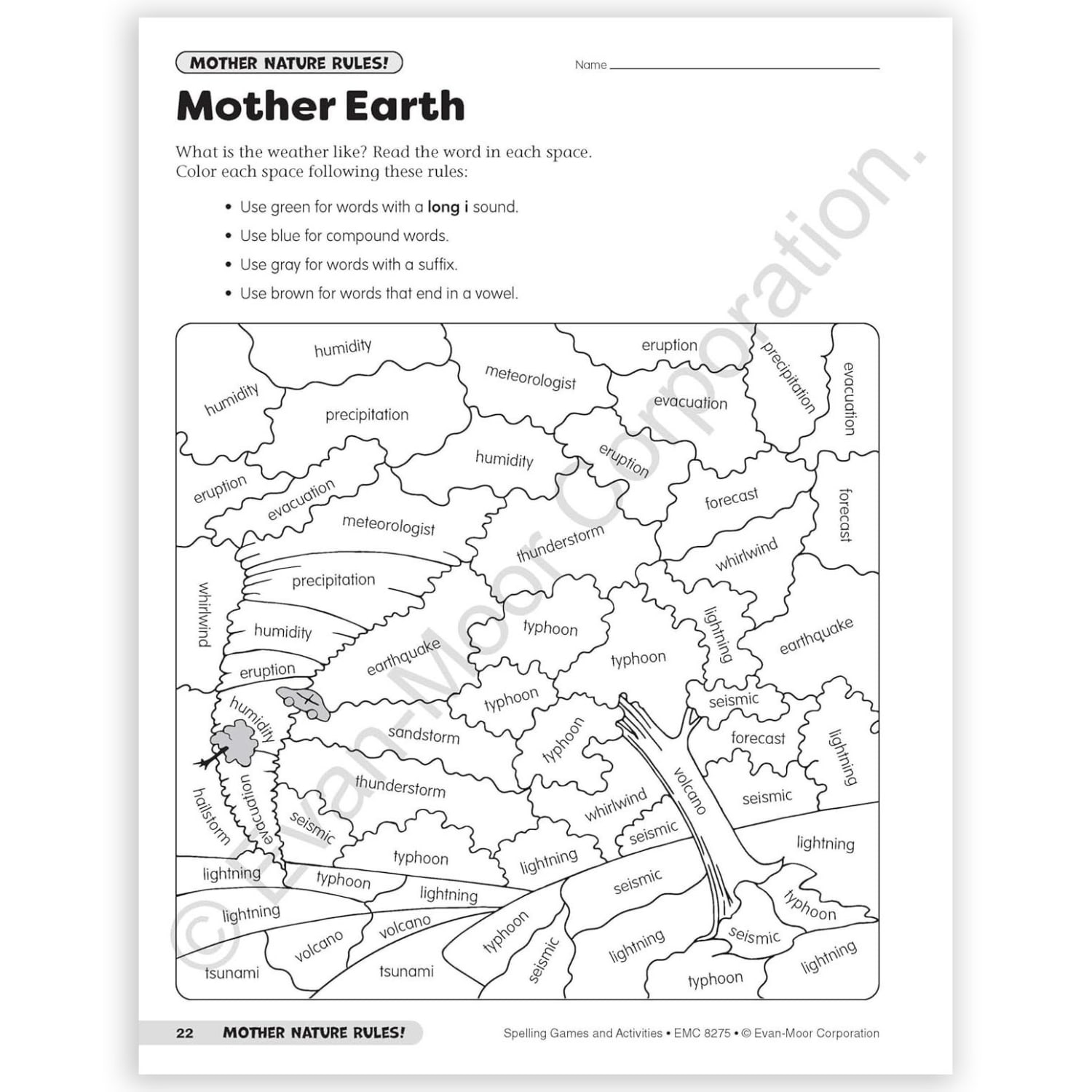 Evan-Moor Educational Publishers Spelling Games and Activities, Grade 5 - Image 6