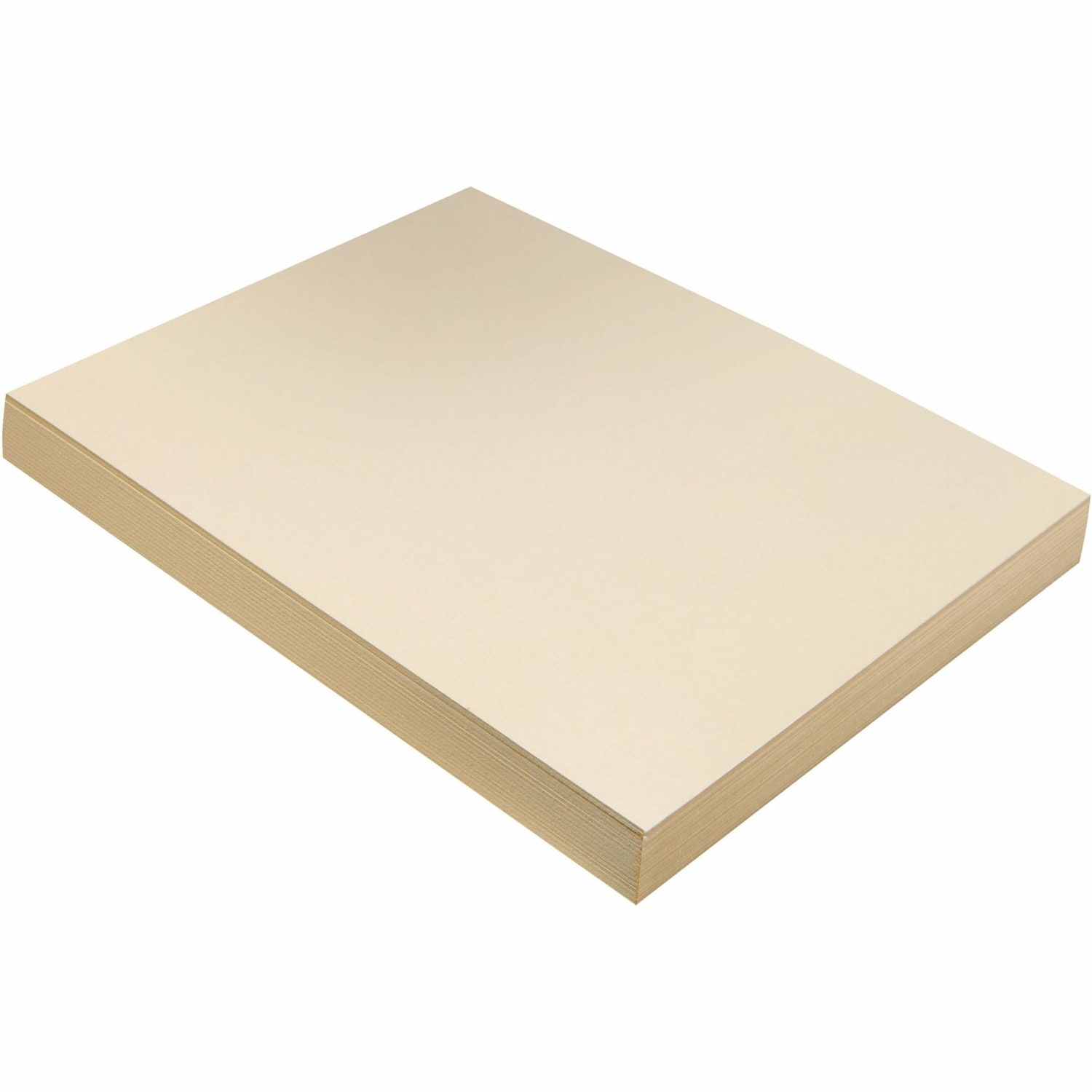 Pacon Tag Board, 9in x 12in, 128 Lb, Manila, Pack Of 100