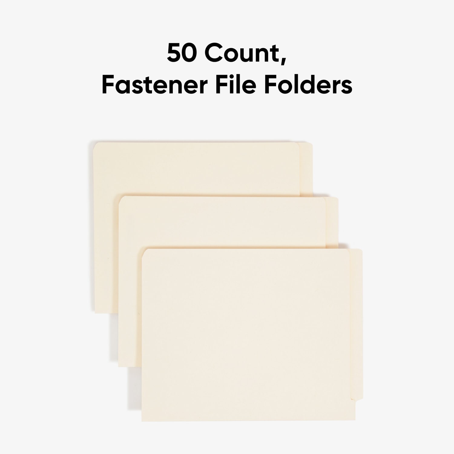 Smead End-Tab Folders With Fastener, 8 1/2in x 11in, Letter, Manila, Box of 50 (34115) - Image 4