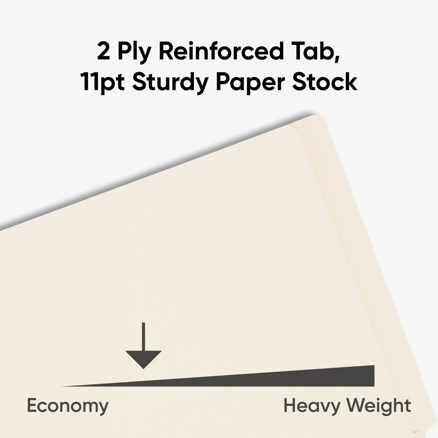Smead End-Tab Folders With Fastener, 8 1/2in x 11in, Letter, Manila, Box of 50 (34115) - Image 5
