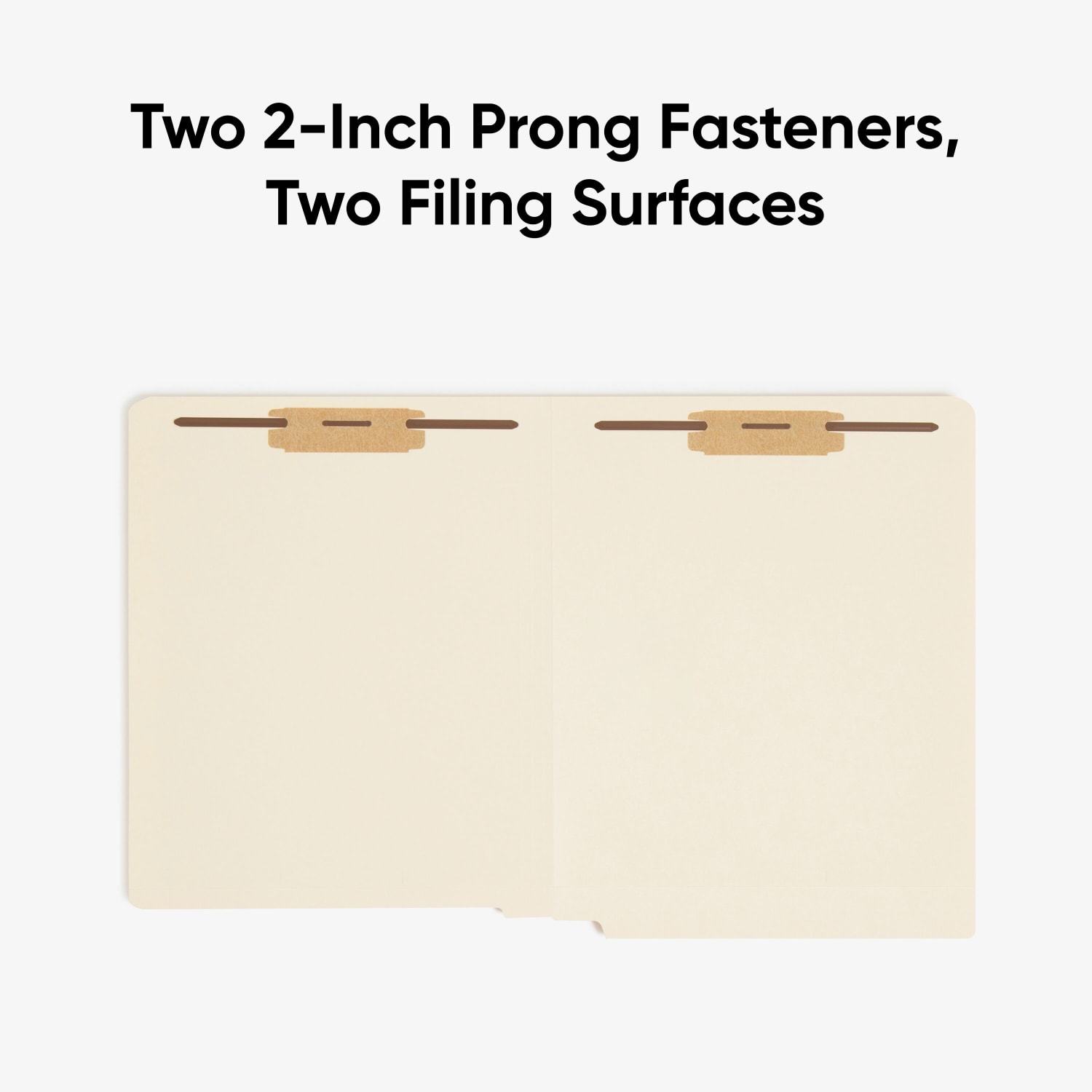 Smead End-Tab Folders With Fastener, 8 1/2in x 11in, Letter, Manila, Box of 50 (34115) - Image 6