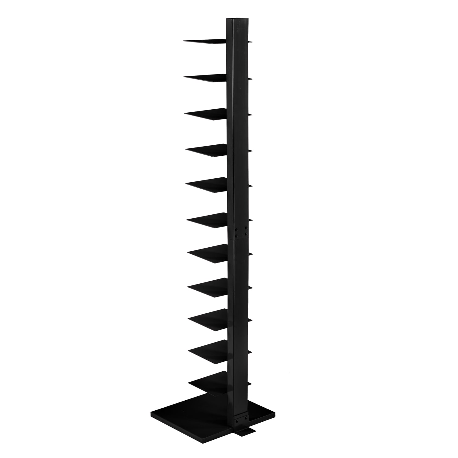 SEI Furniture Spine Tower Shelf, 65 1/4inH x 15 3/4inW x 16inD, Black - Image 3