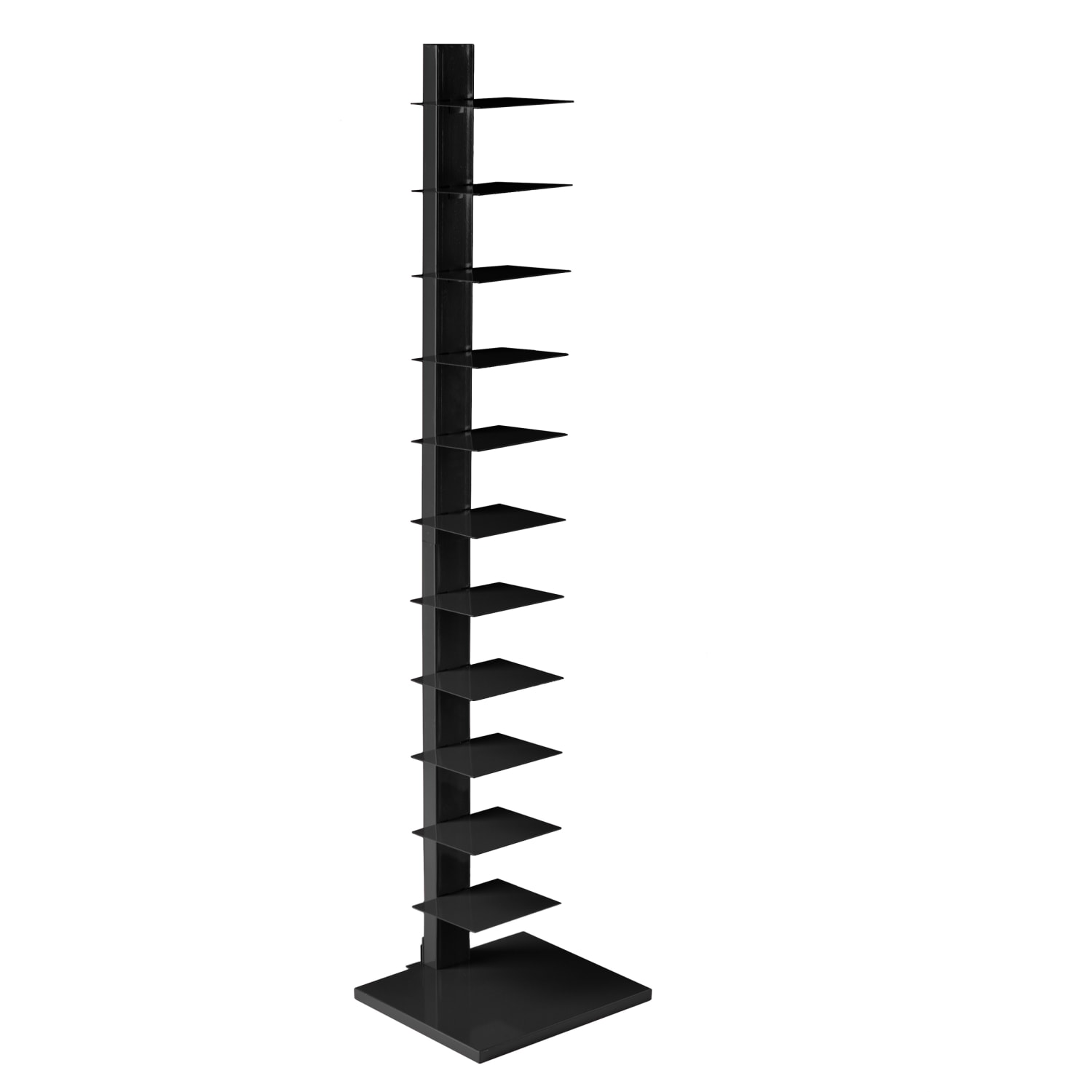 SEI Furniture Spine Tower Shelf, 65 1/4inH x 15 3/4inW x 16inD, Black - Image 5