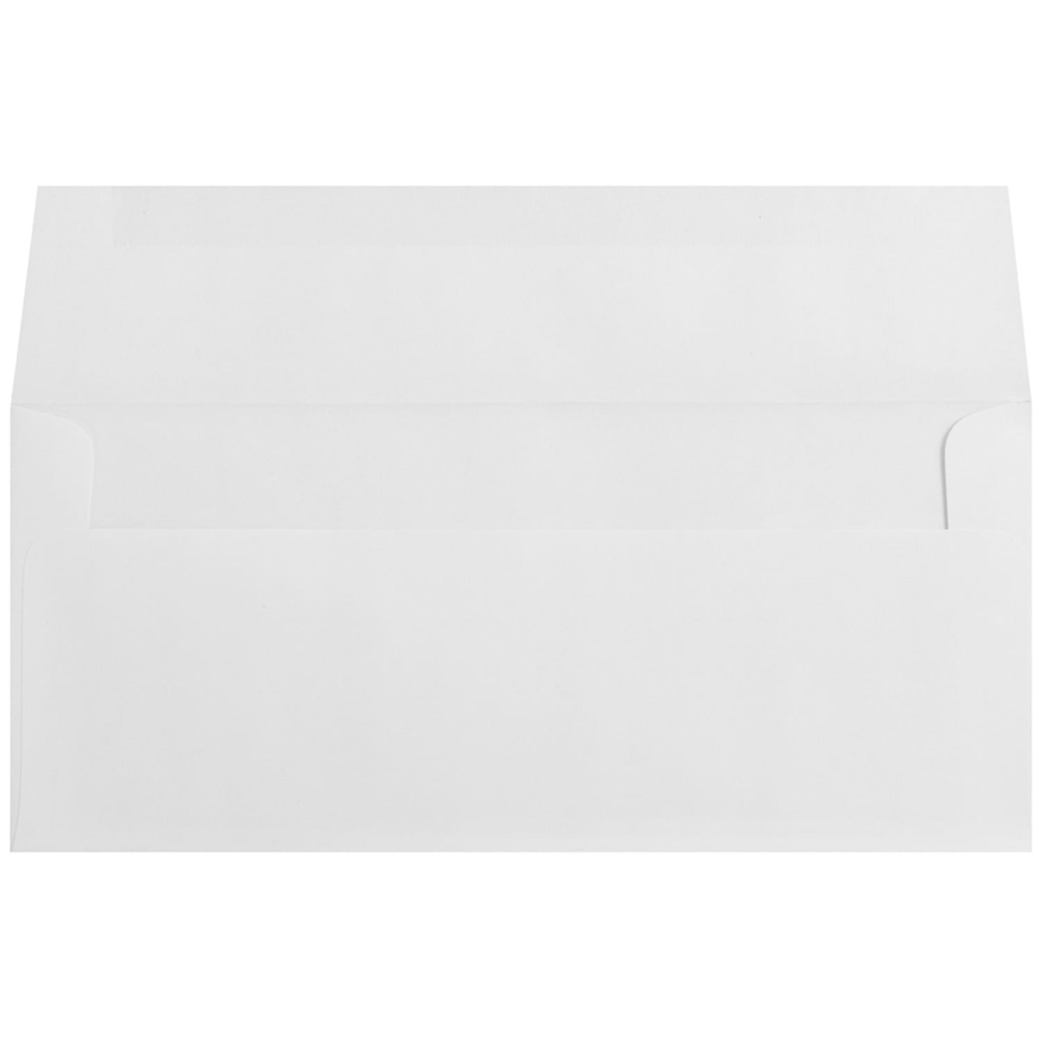 JAM PAPER #10 Business Strathmore Envelopes, 4 1/8 x 9 1/2, Bright White Wove, 25/Pack - Image 3