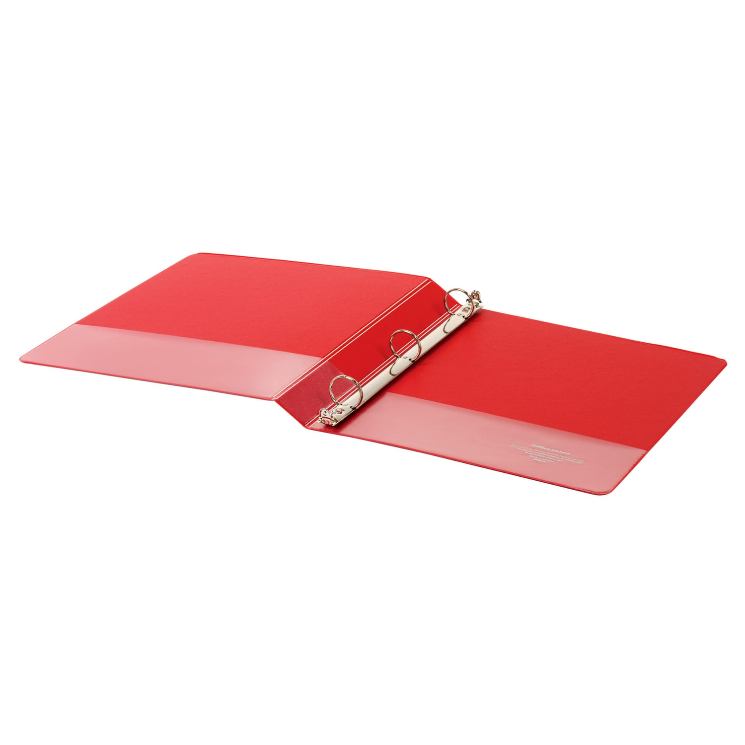 Office Depot Brand 3-Ring Durable View Binder, 1in Round Rings, Red - Image 4