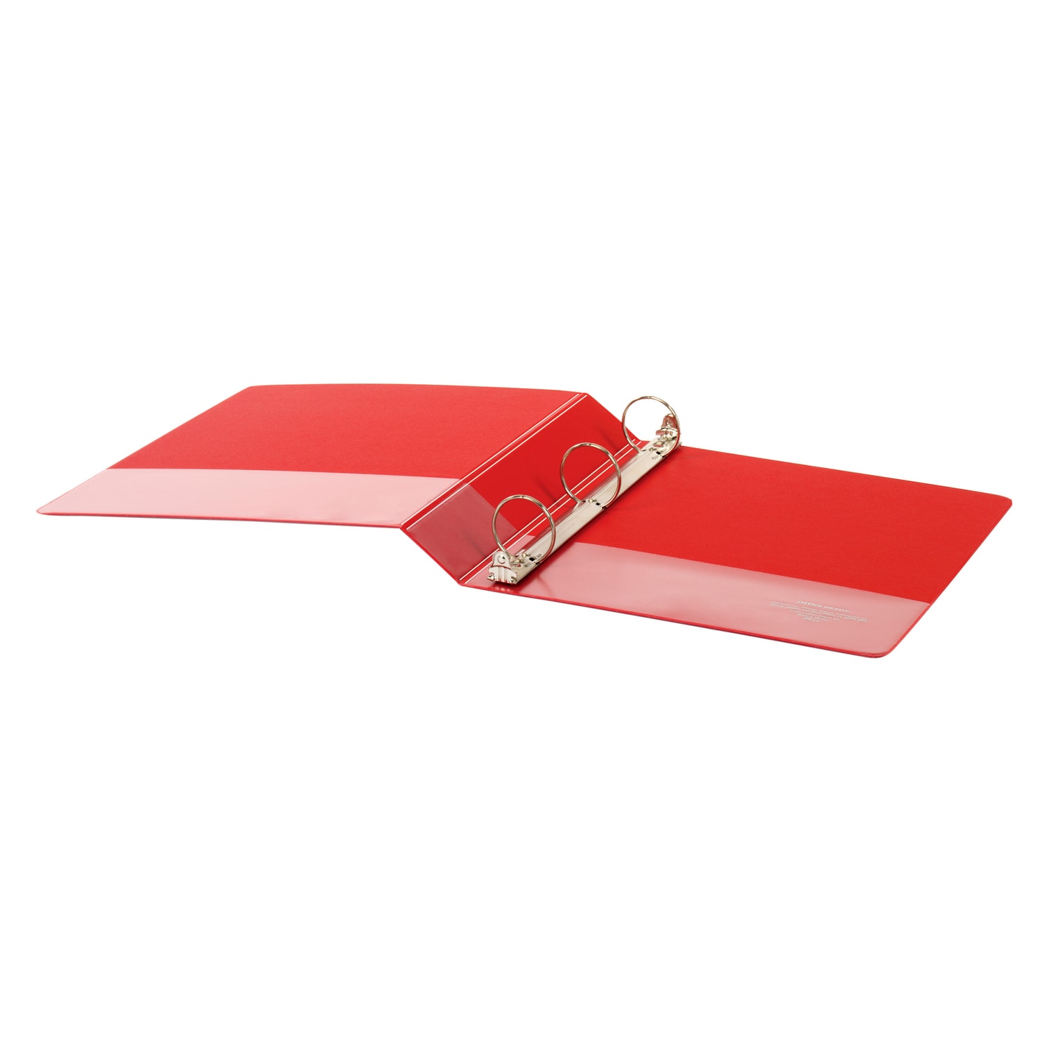 Office Depot Brand Durable View 3-Ring Binder, 1 1/2in Round Rings, Red - Image 4
