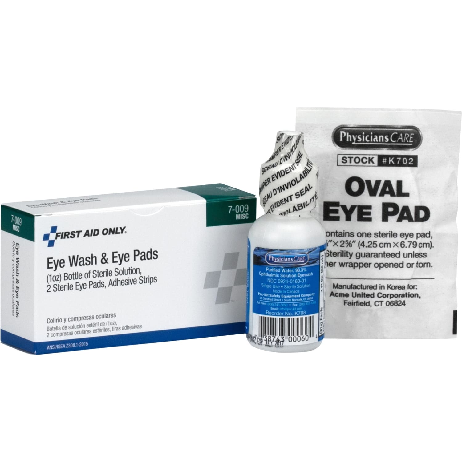 First Aid Only 5-Piece Eye Wash Set - Image 3