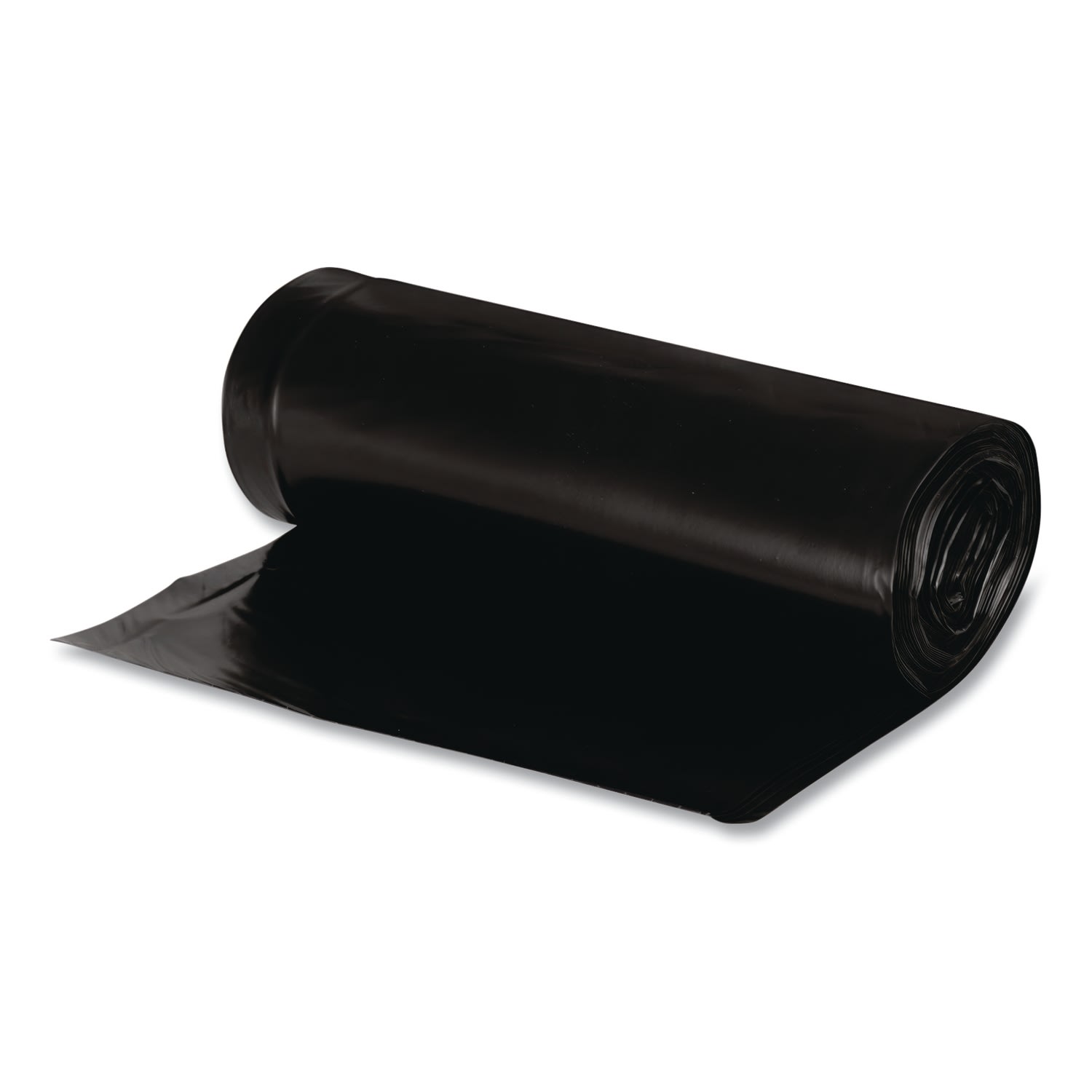 Webster EarthSense Star Bottom Commercial Can Liners, 1.25 mil, 40 To 45 Gallons, 75% Recycled, Black, Box Of 100 Liners - Image 4