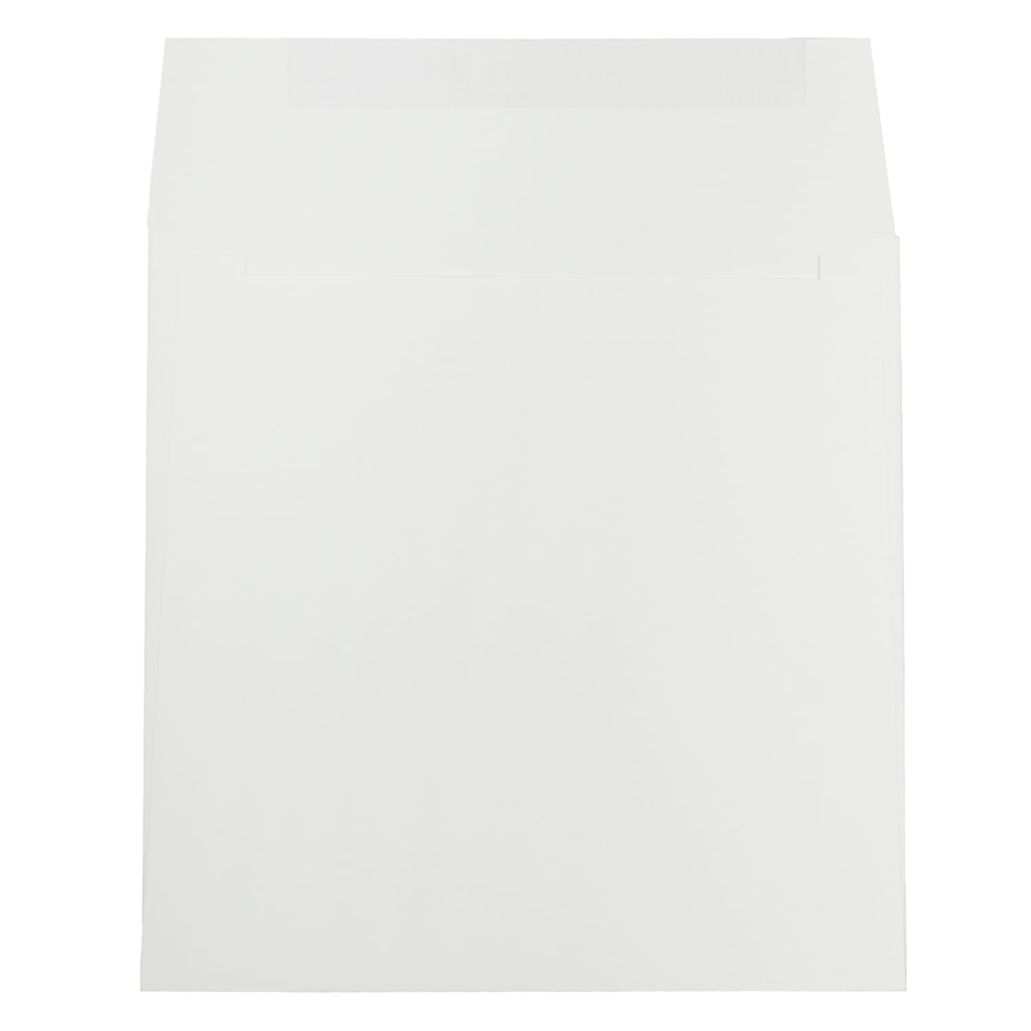 JAM Paper Strathmore Invitation Envelopes, 8 1/2in x 8 1/2in, Gummed Seal, Bright White, Pack Of 25 - Image 3