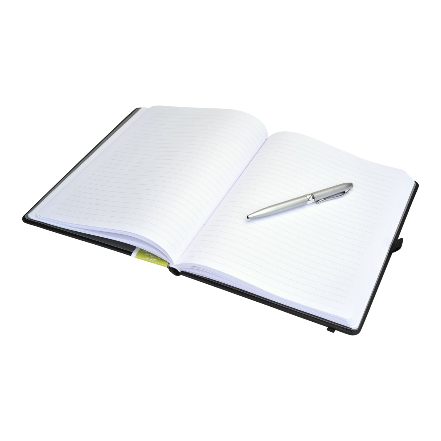 Eccolo Cool Jazz Journal, 7in x 9.5in, Lined, 192 Pages, Black - Image 3