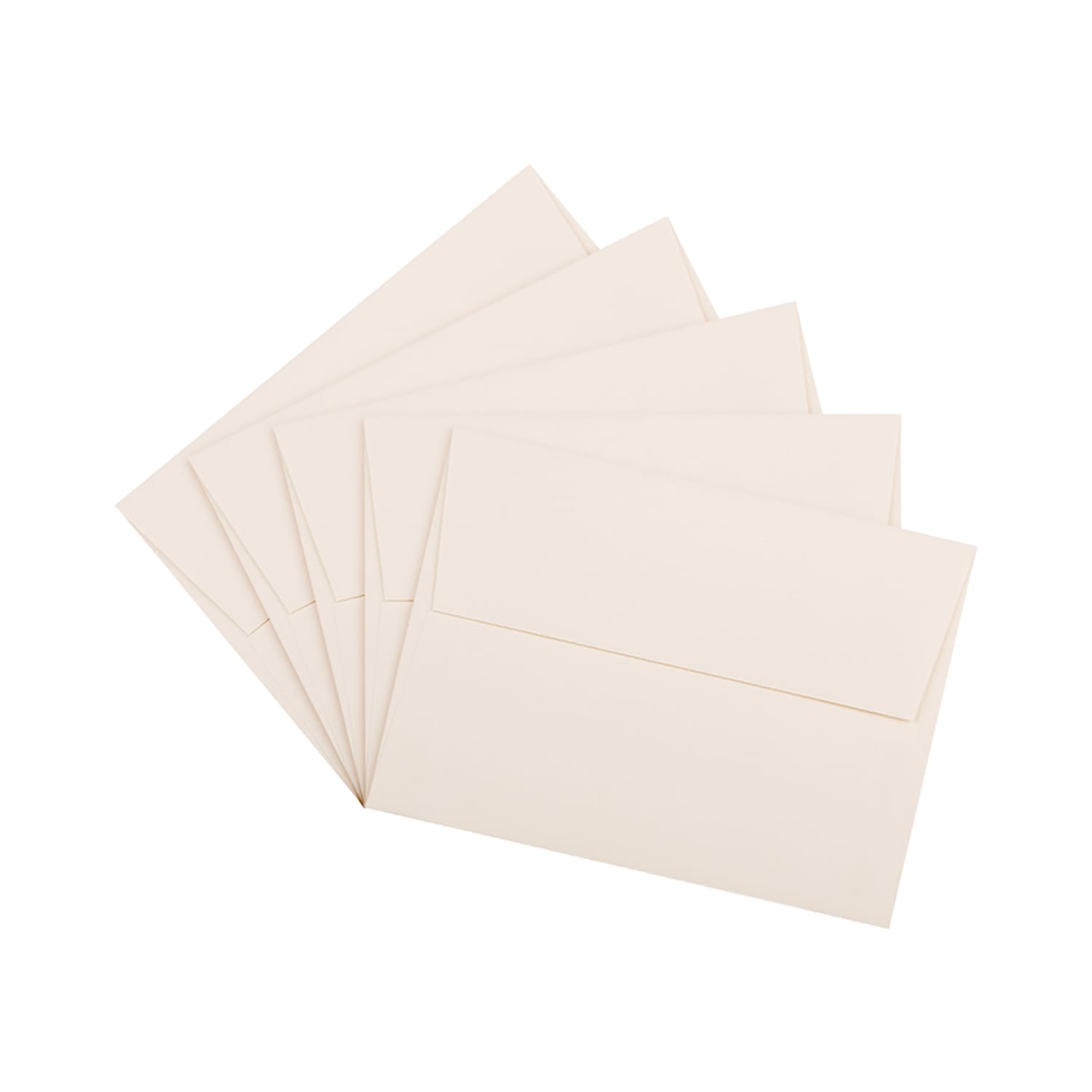 JAM Paper Booklet Invitation Envelopes, A7, Gummed Seal, Wove Finish, Strathmore Natural White, Pack Of 25 - Image 4