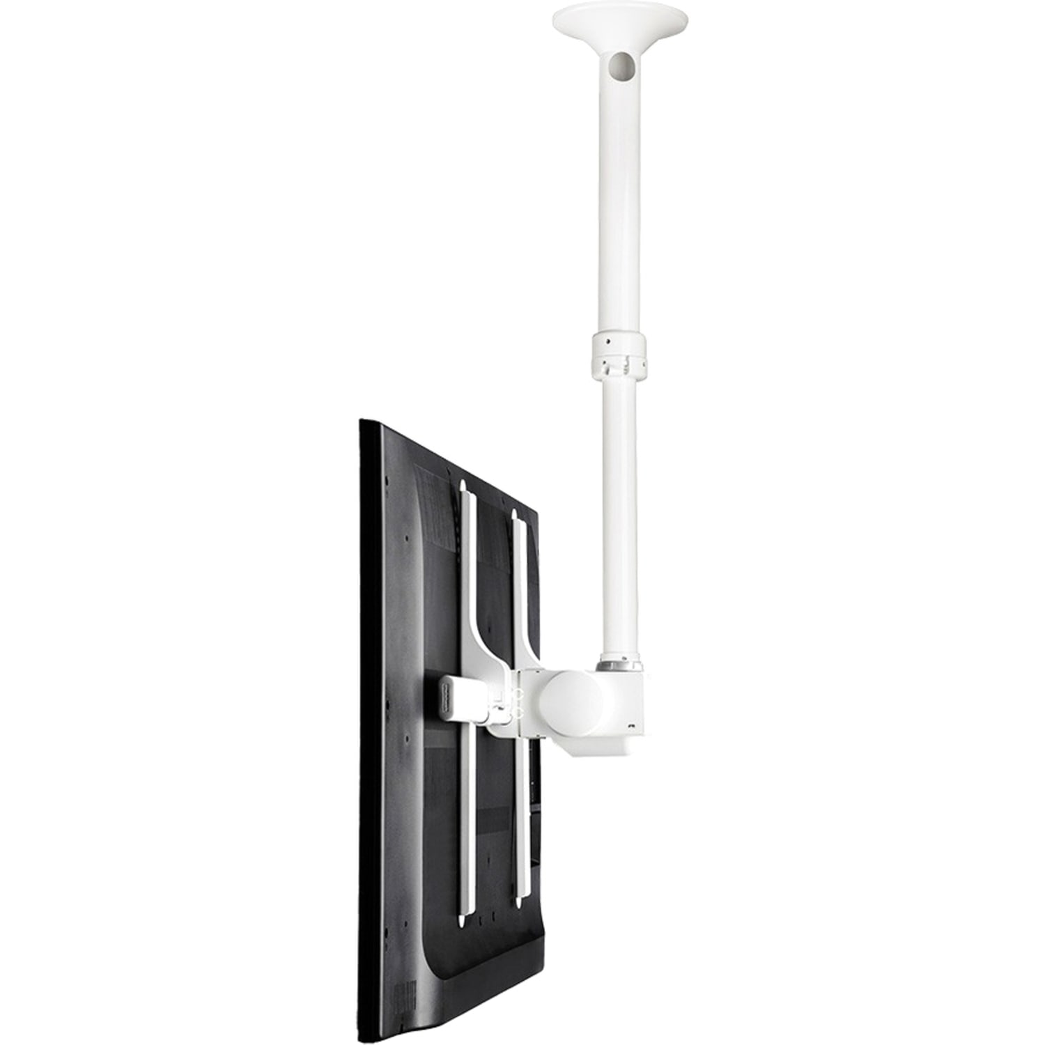Atdec Telehook XK4440 Single display drop length adjustable ceiling LCD/LED/Plasma TV mount - White - Image 6